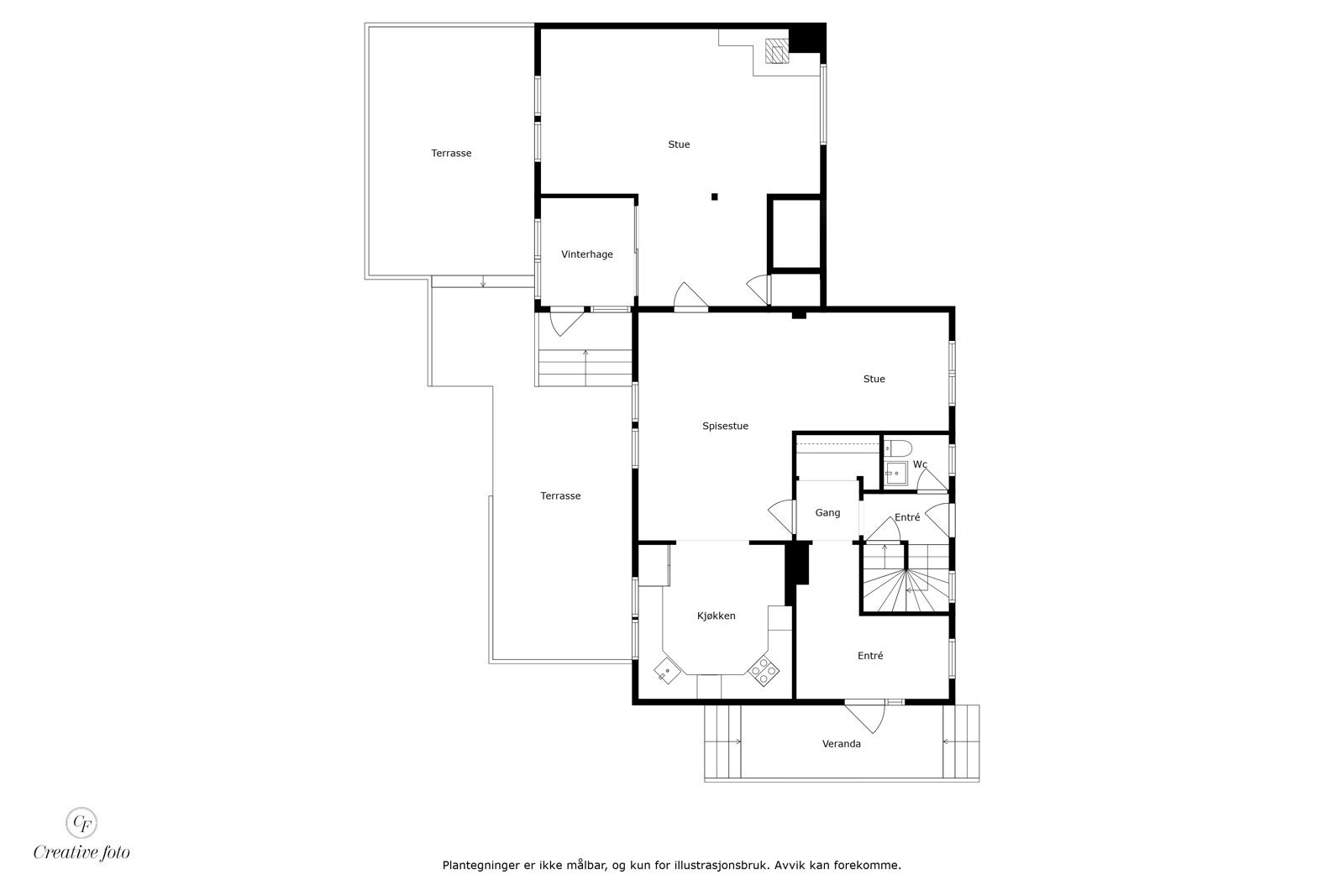 Plantegning Galleribilde