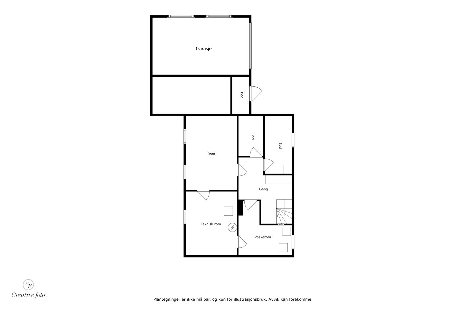 Plantegning Galleribilde