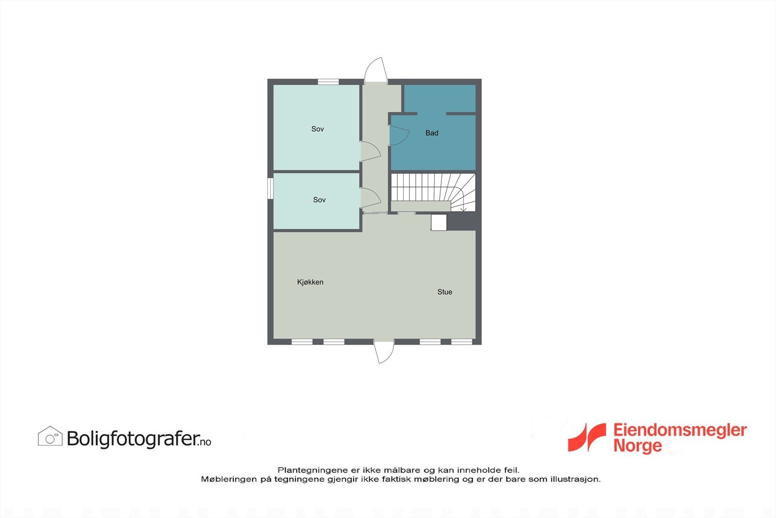 Plantegning 1. etasje Galleribilde