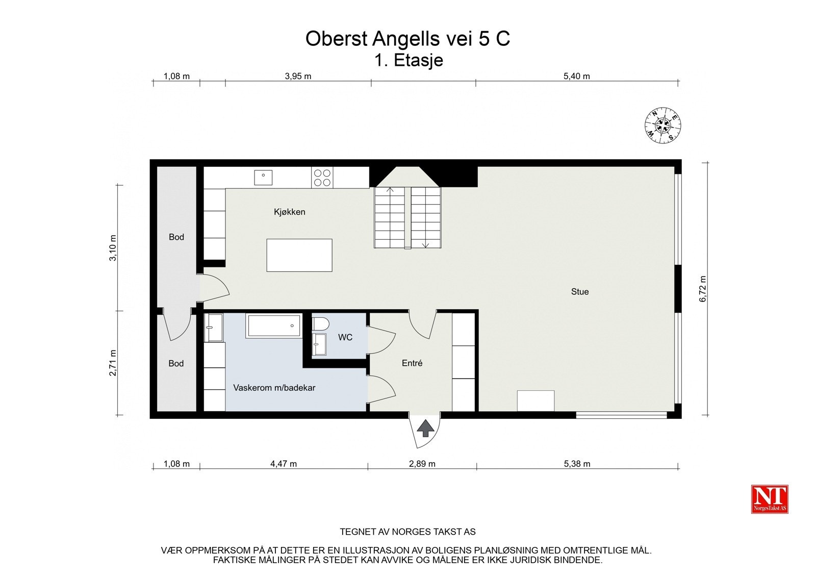 Plantegning 1.etasje. Galleribilde