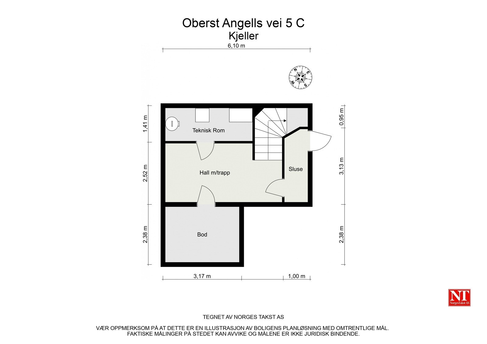 Plantegning kjelleretasje. Galleribilde