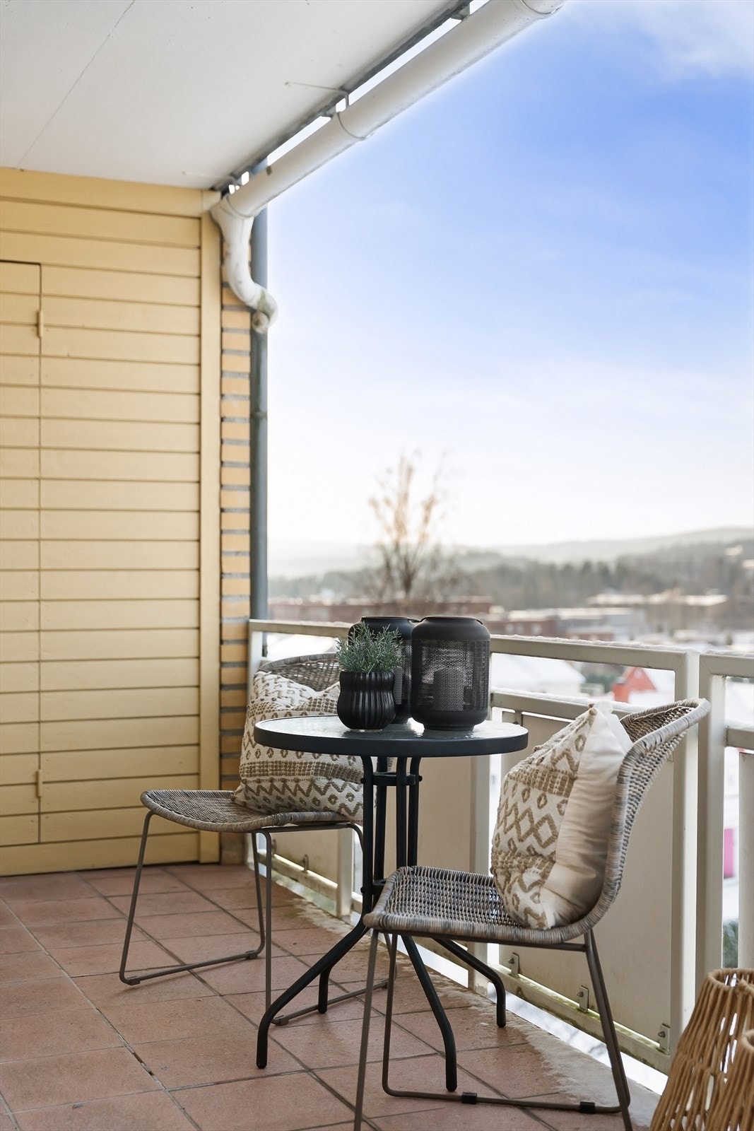 Adkomst til bod på terrassen. Galleribilde