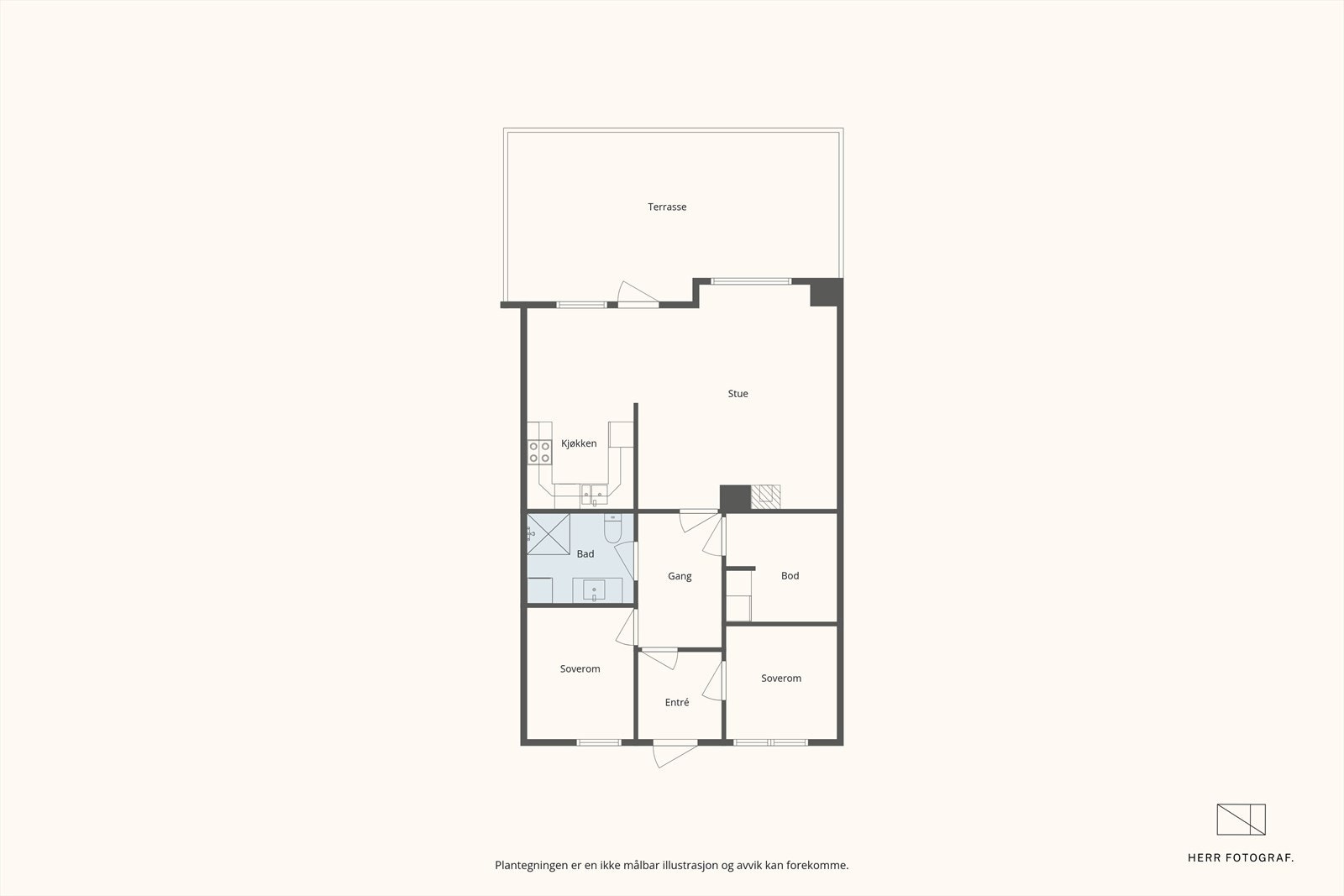 Plantegning Galleribilde