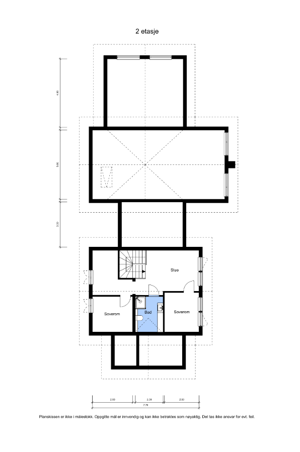 Plantegning 2. etg Galleribilde