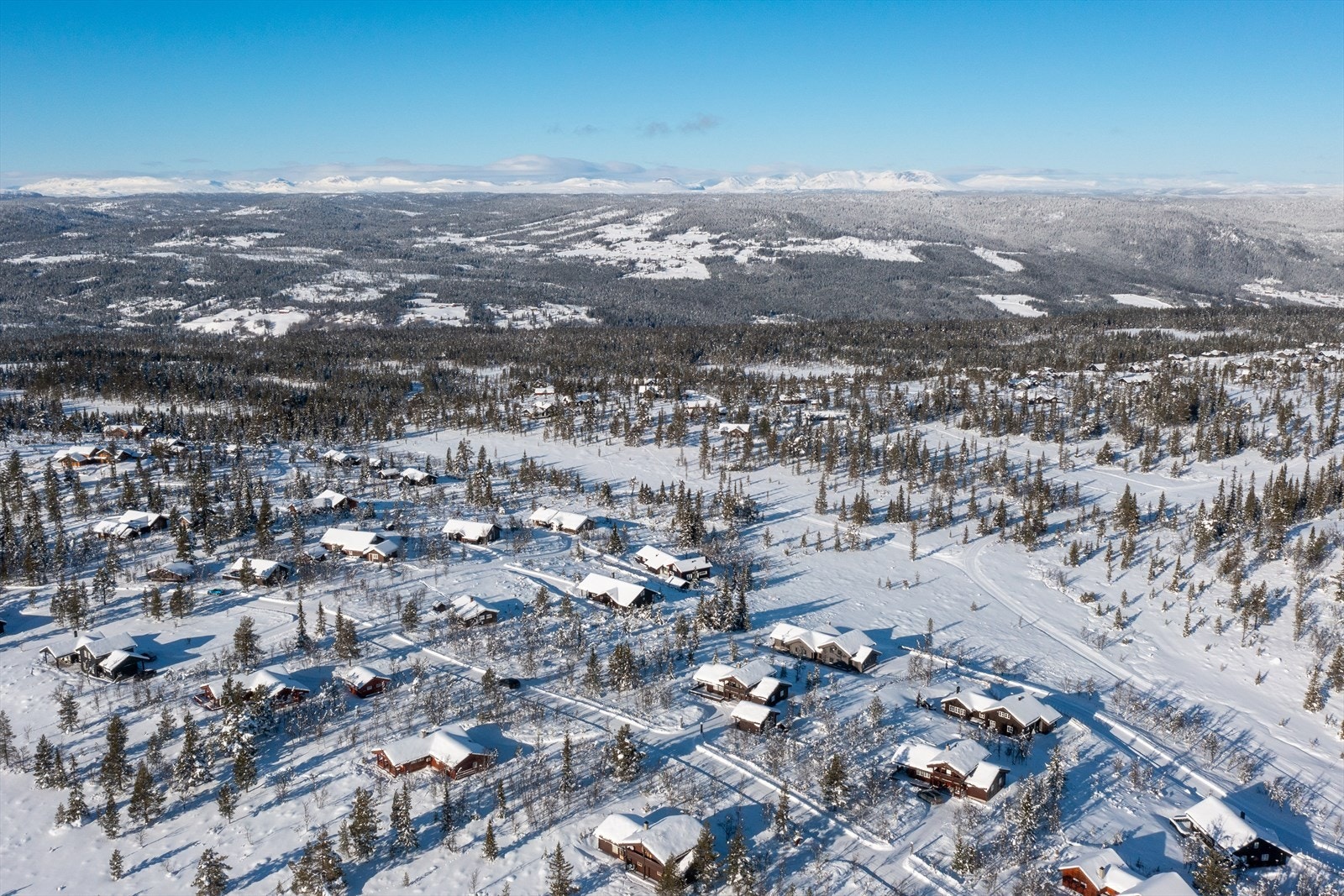 Nordfjella bader i horisonten Galleribilde