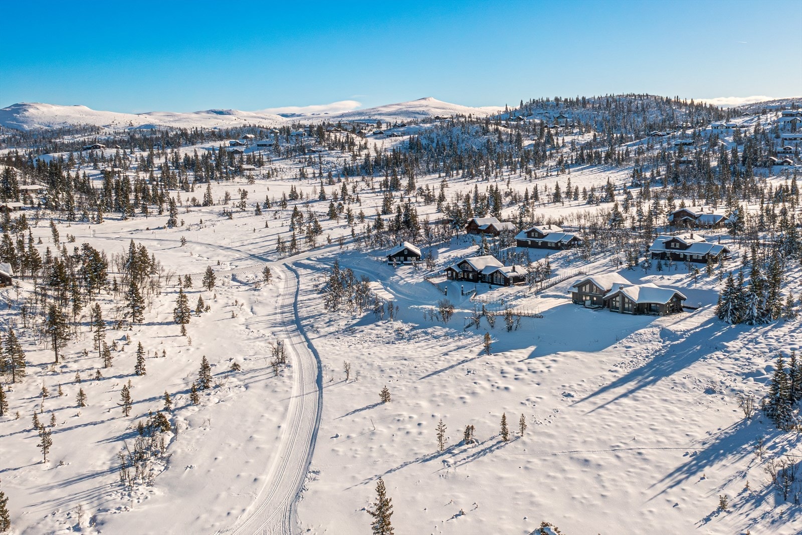 Skiløypa tar deg milevis ut på tur Galleribilde