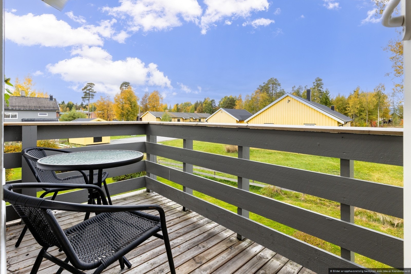 De to gule byggene er fjernet. Galleribilde