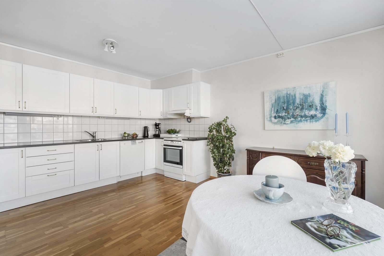 Hvitevarer på kjøkken følger med i salget Galleribilde