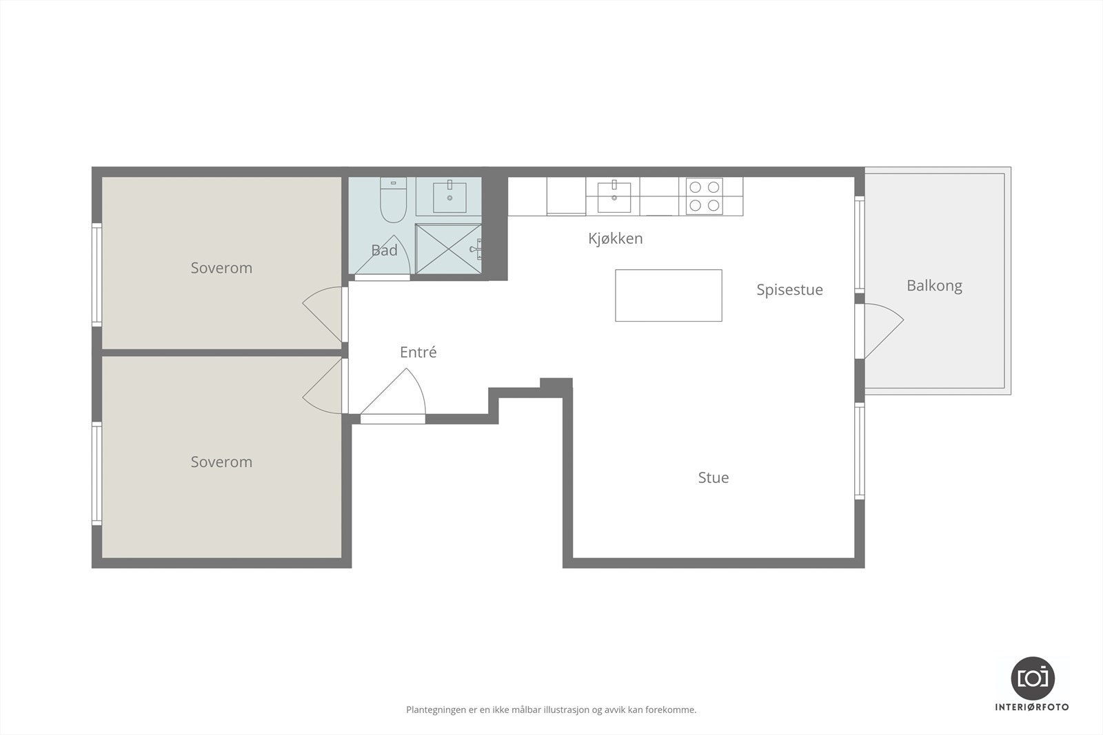 Plantegning Galleribilde