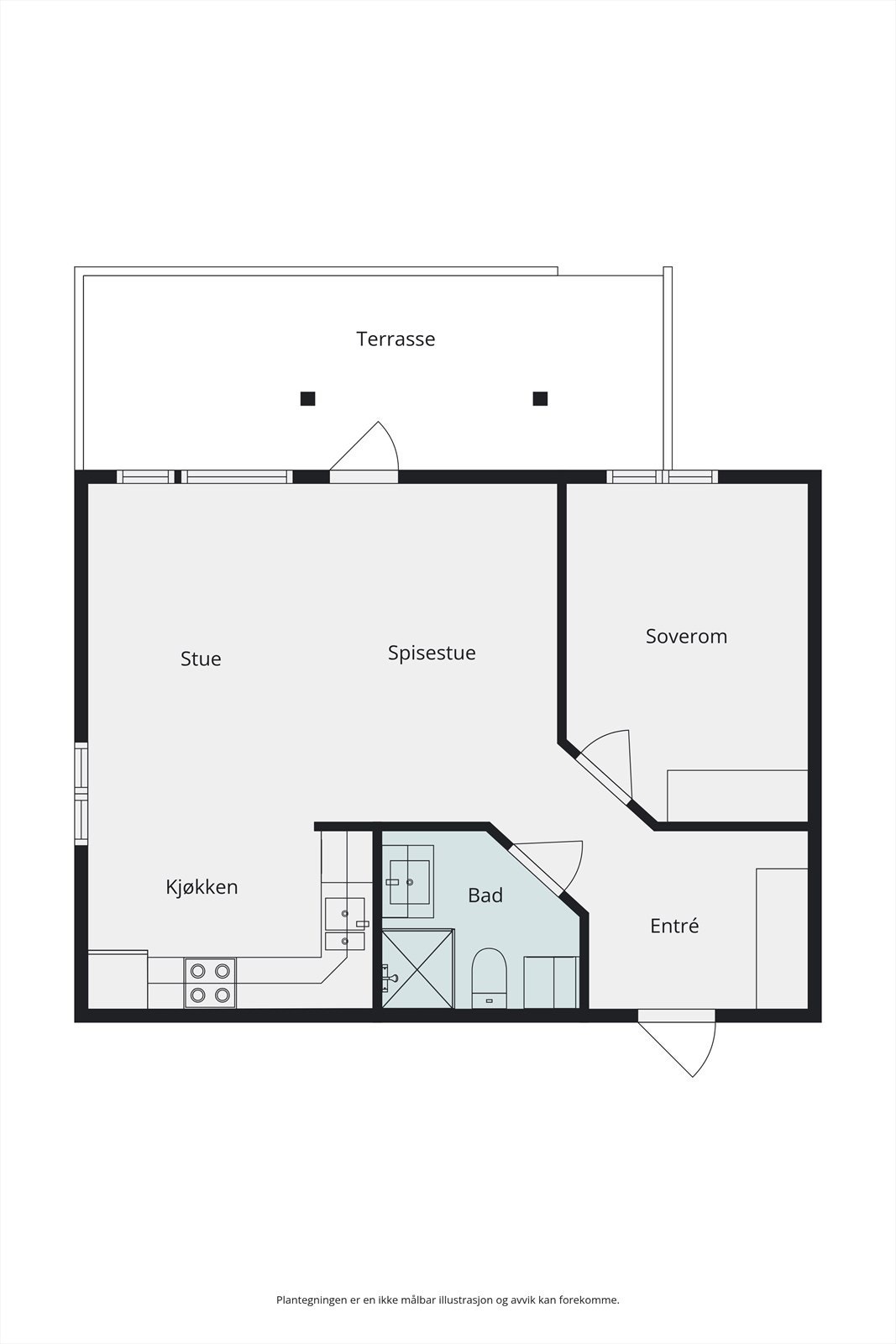 Plantegning Galleribilde