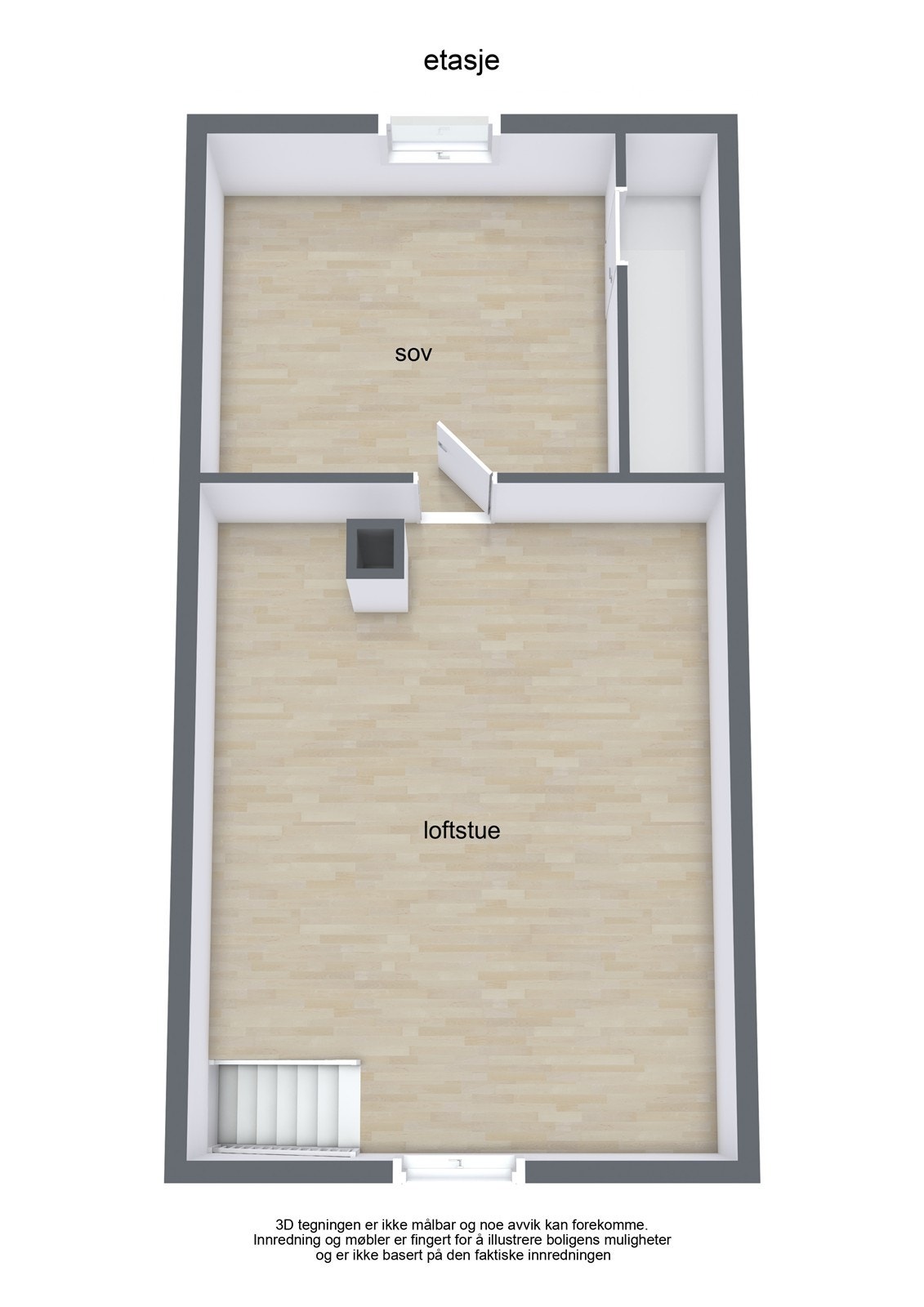 Plantegning 2.etg Galleribilde