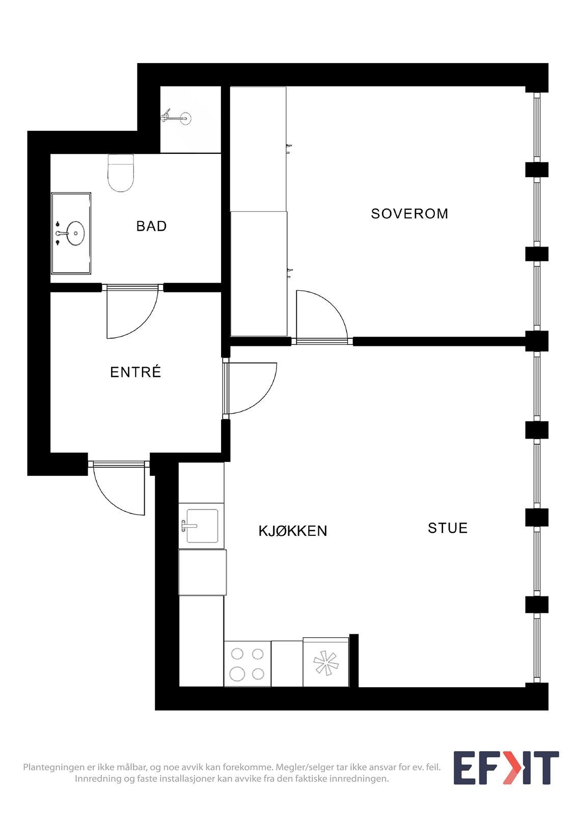 Plantegning 2D Galleribilde