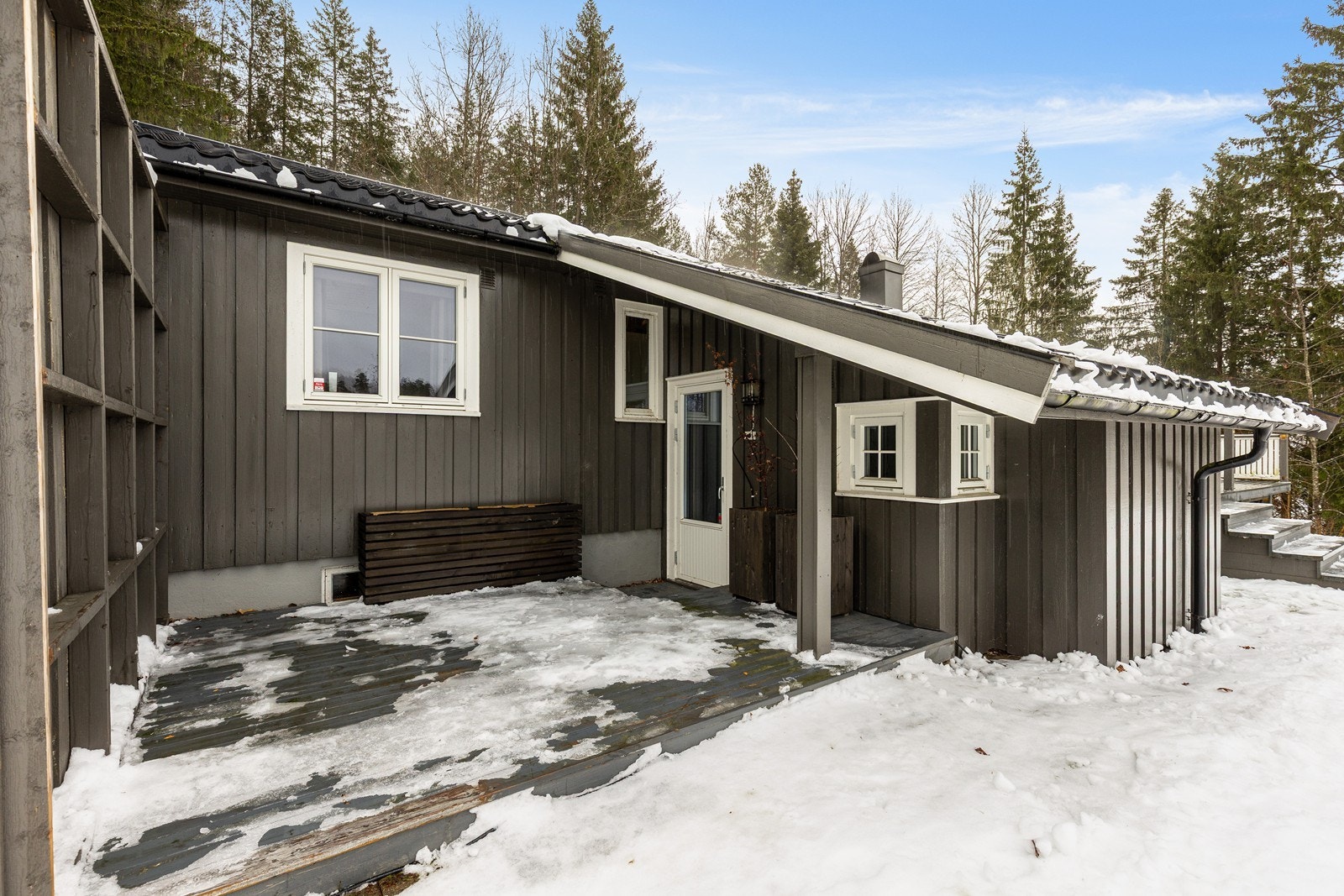 Platting med utgang fra soverom. Galleribilde