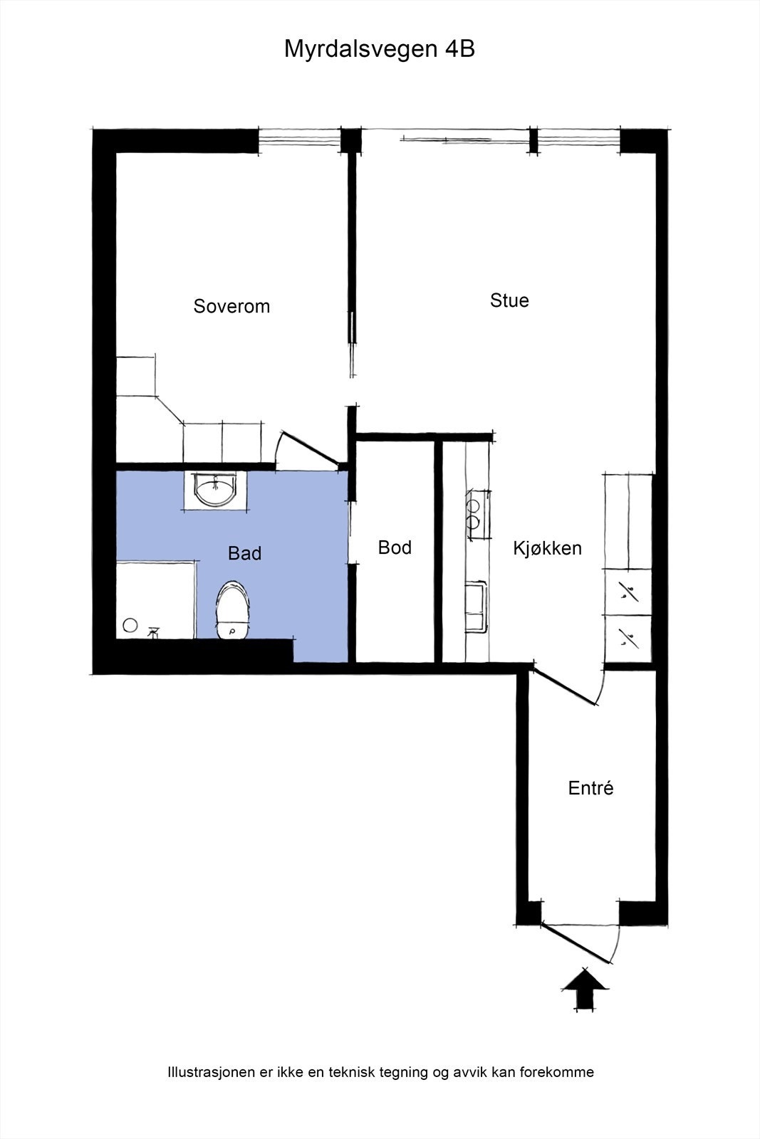 Plantegning Galleribilde