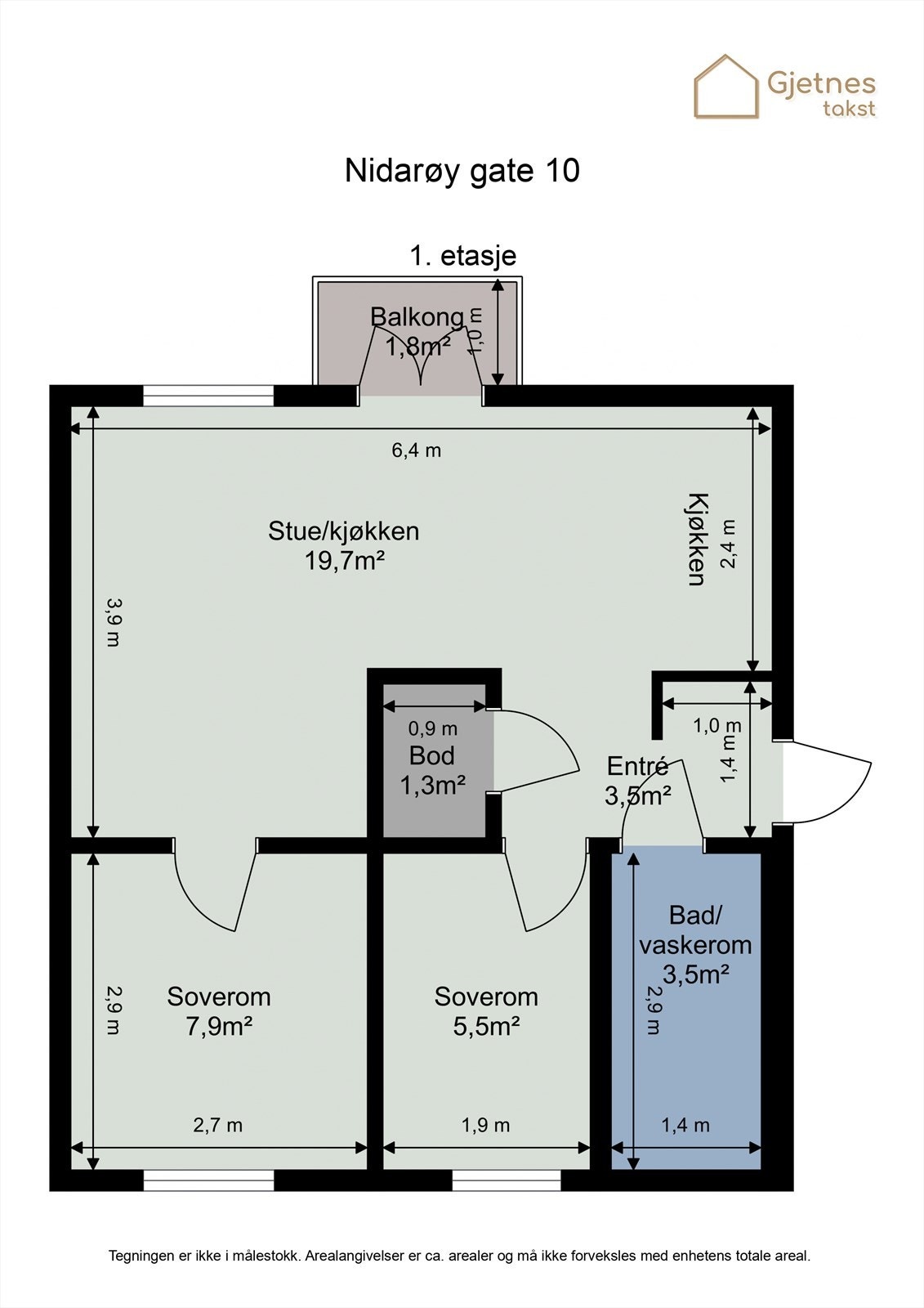 Plantegning. Galleribilde