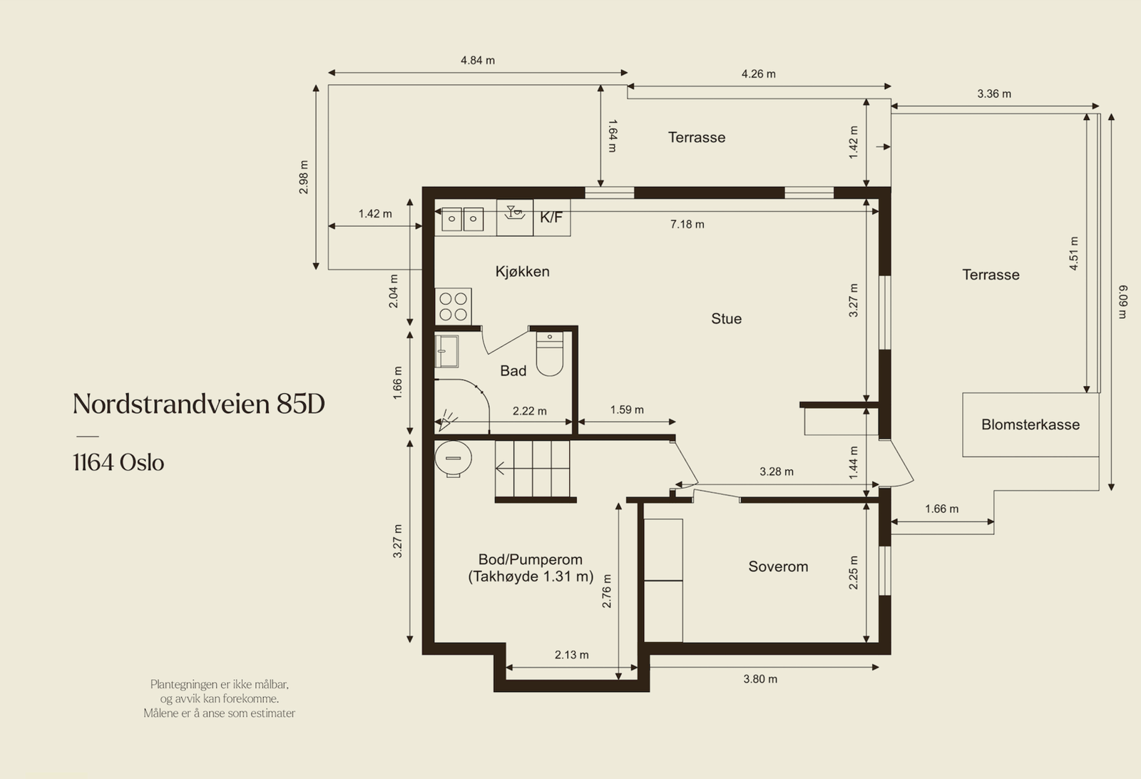 Plantegning underetasje. Galleribilde