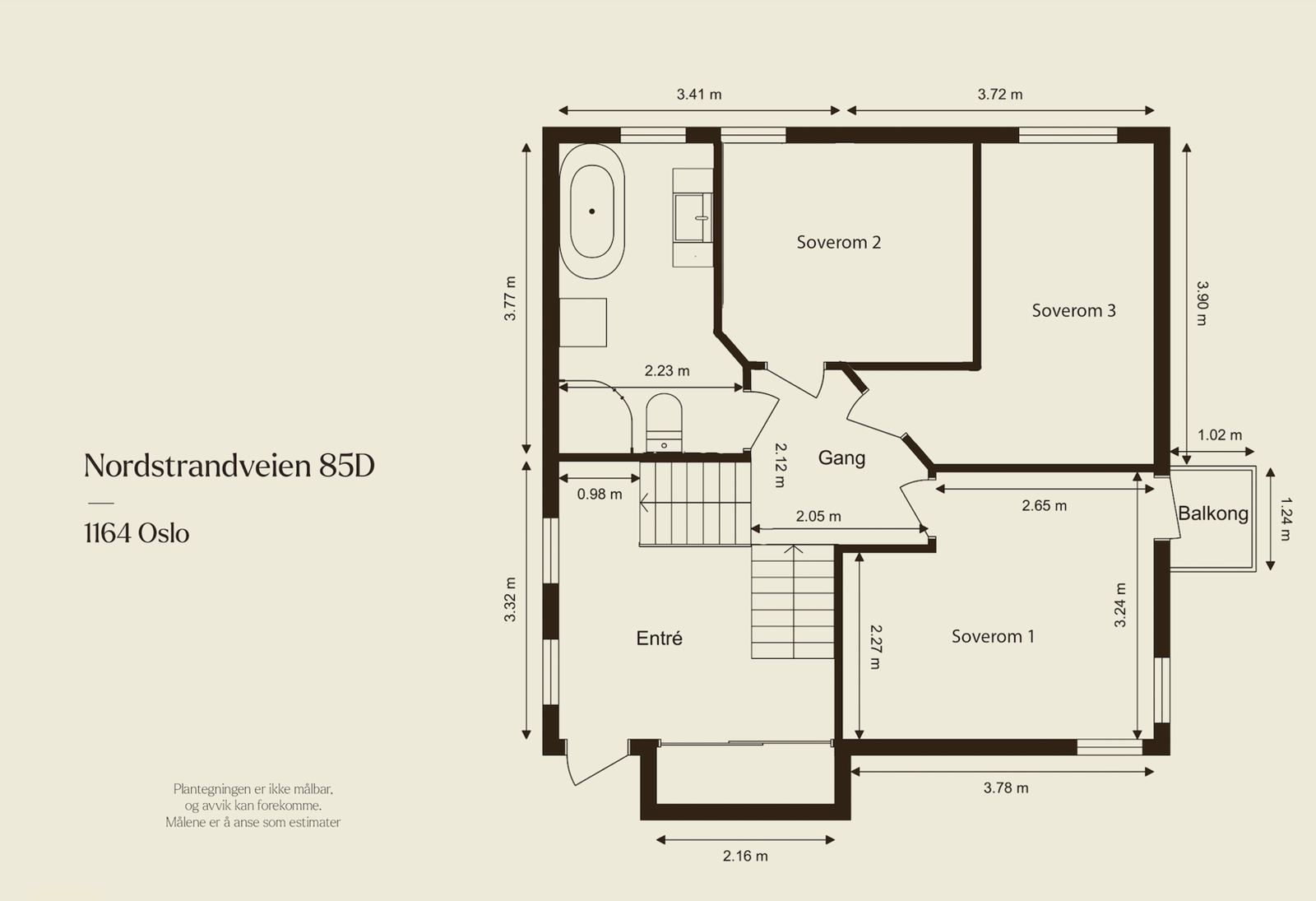 Alternativ plantegning 1. etasje. Galleribilde