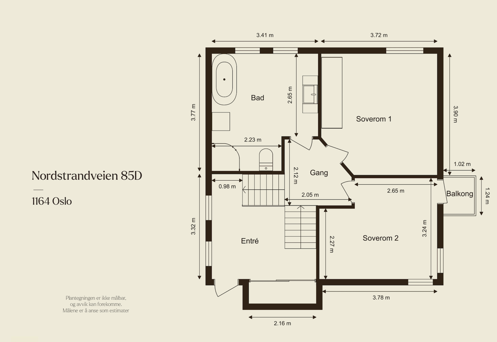 Plantegning 1. etasje. Galleribilde