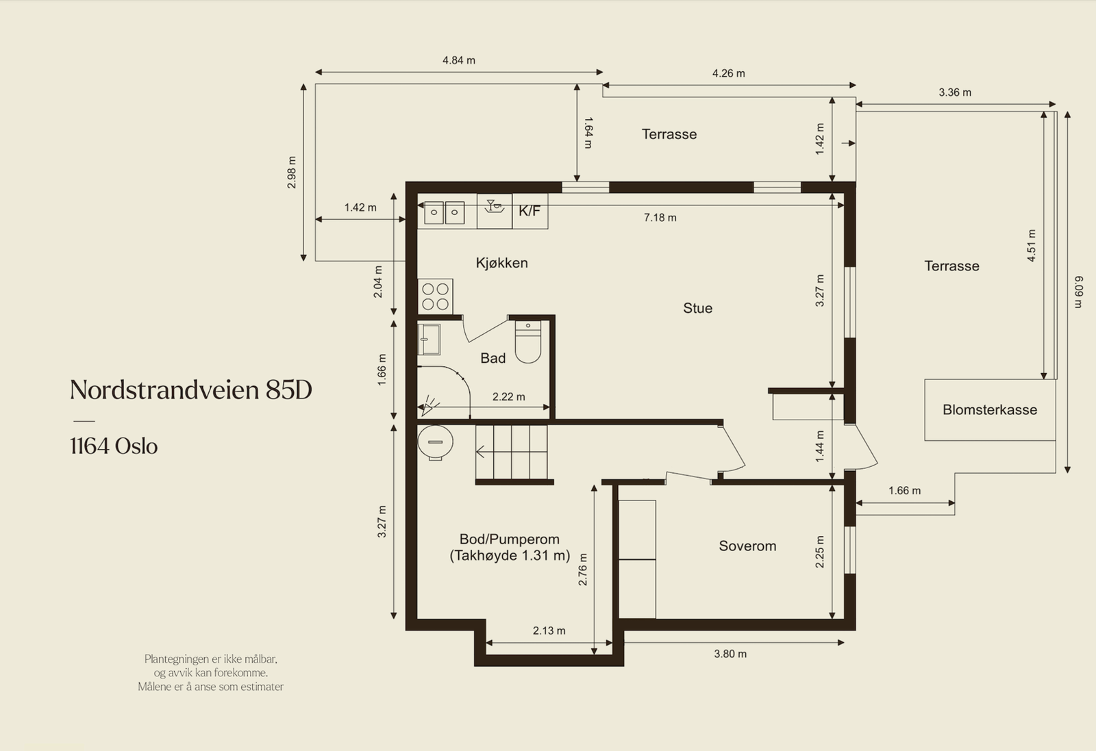 Alternativ plantegning underetasje. Galleribilde