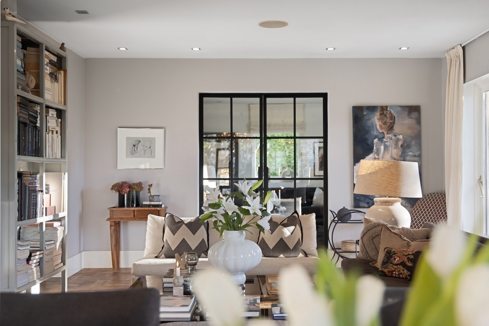 Tv-stuen er tidligere benyttet som soverom. Galleribilde