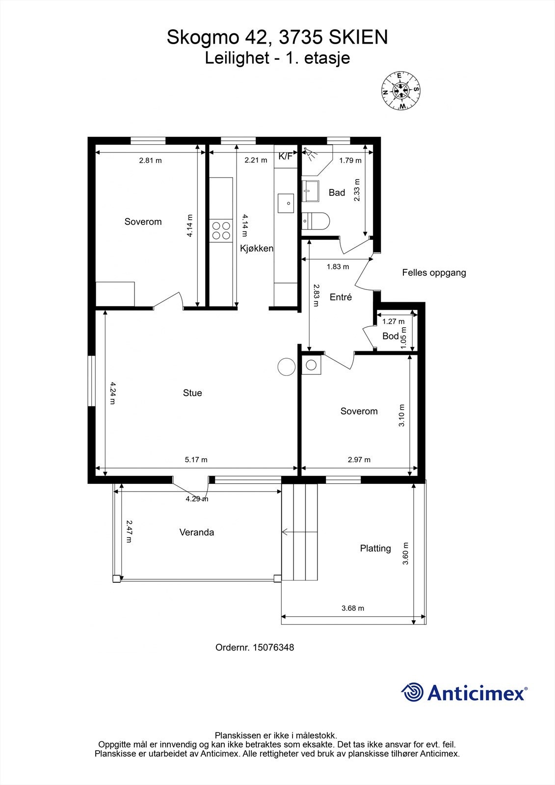 Plantegning Galleribilde
