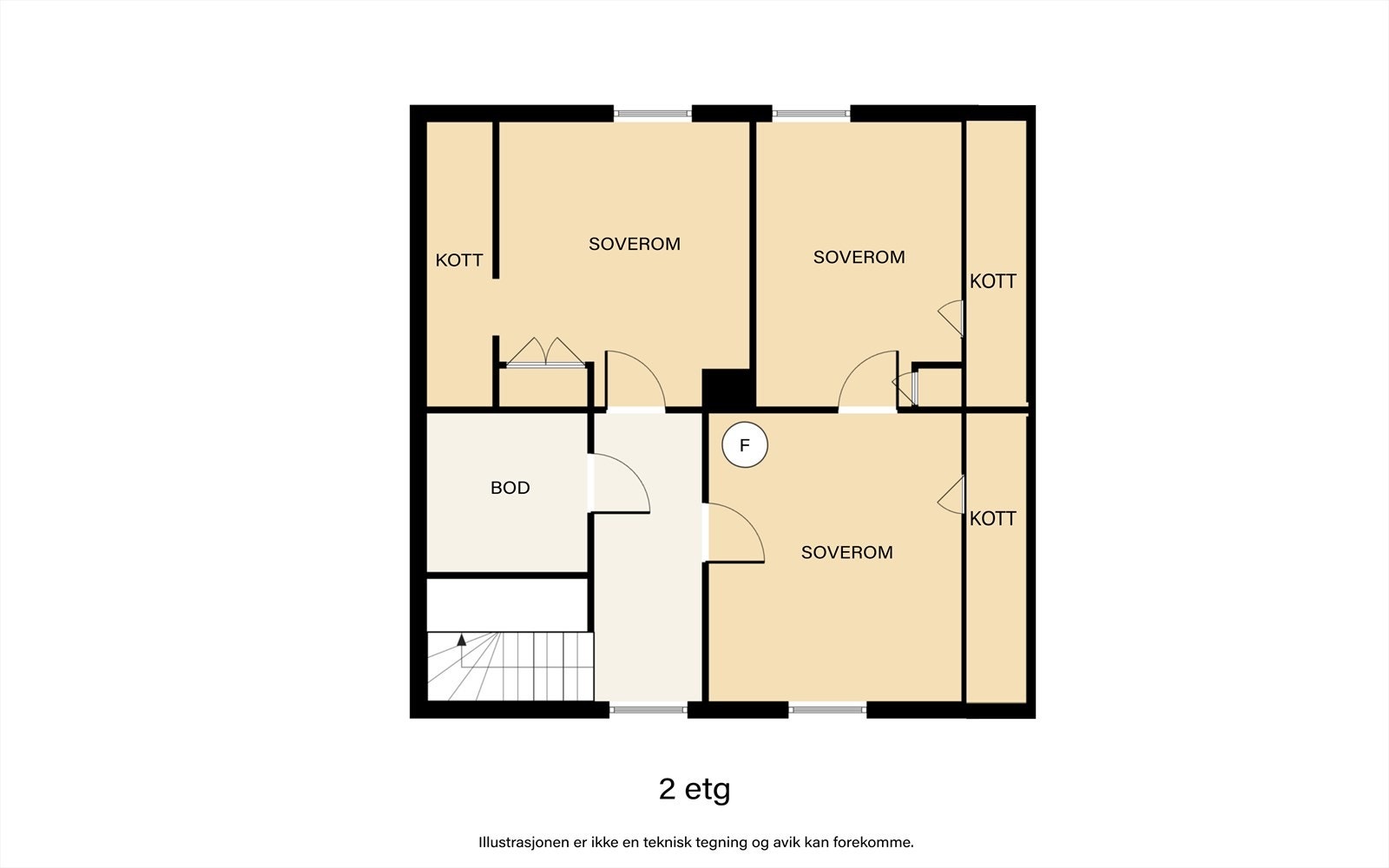 Plantegning 2. etasje Galleribilde