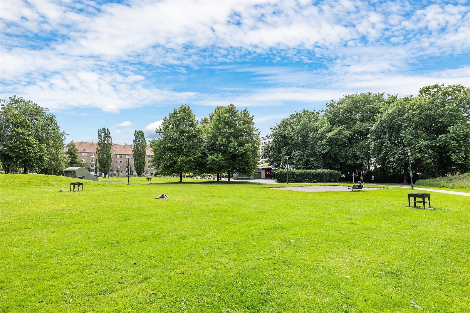 Gangavstand til parker og grøntområder. Galleribilde
