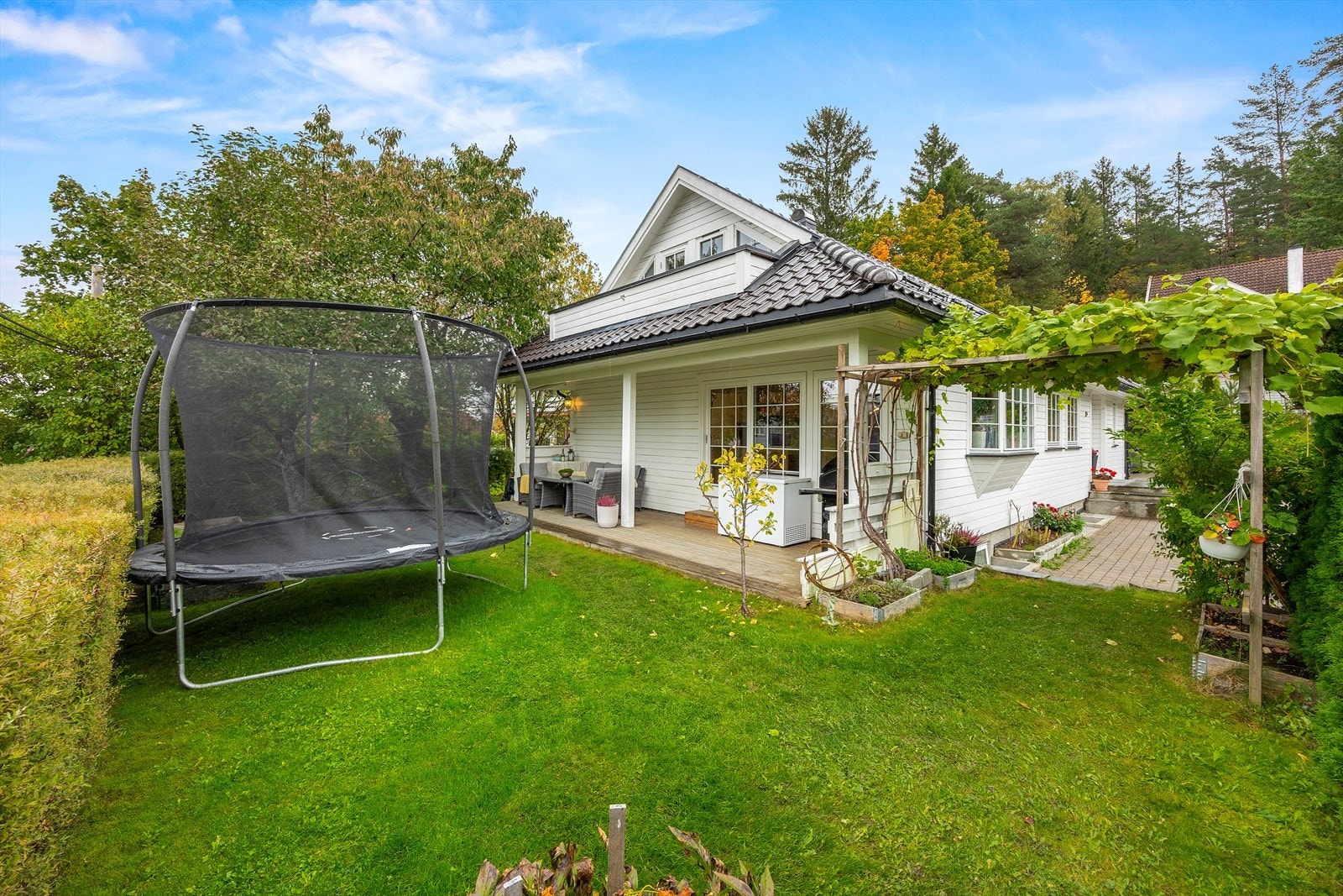 Her er det mye lekeareal for barna. Galleribilde