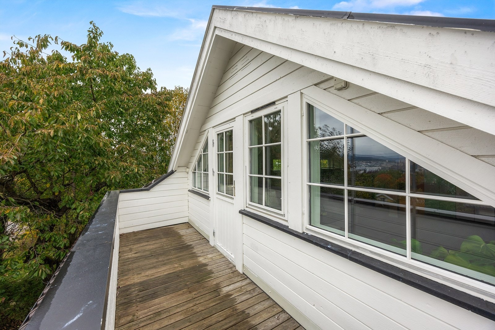 Her kan man nyte en kopp kaffe på morningen. Galleribilde