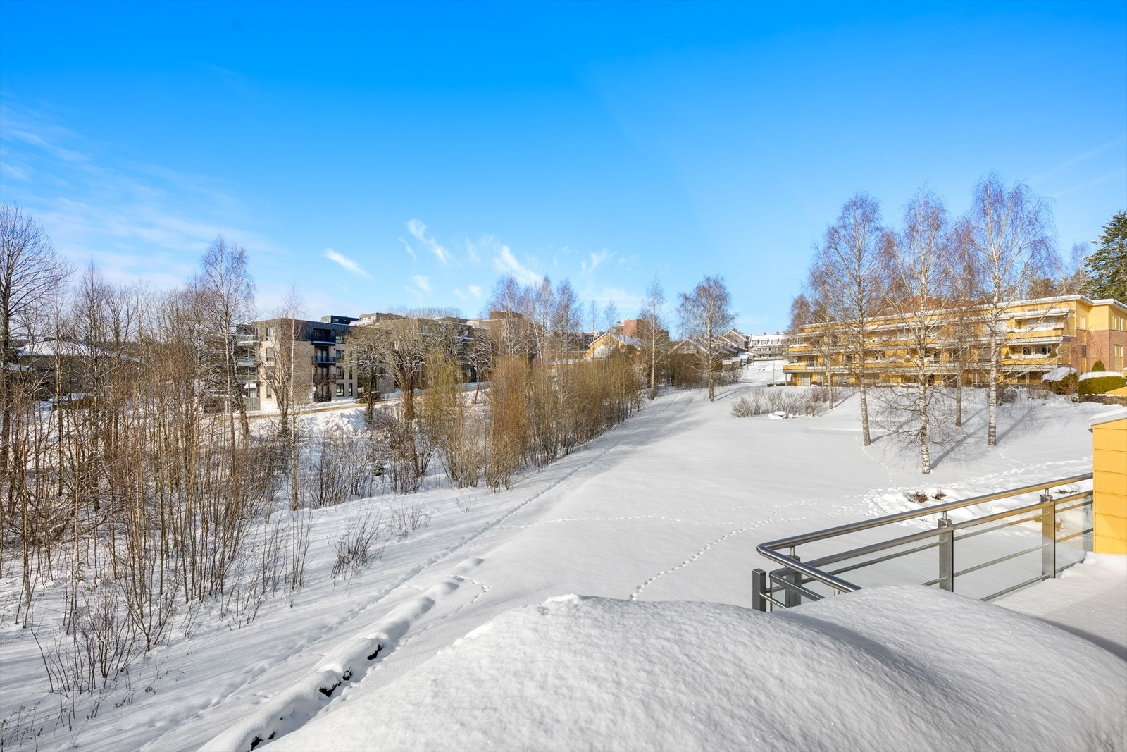 Utsikt fra terrassen Galleribilde