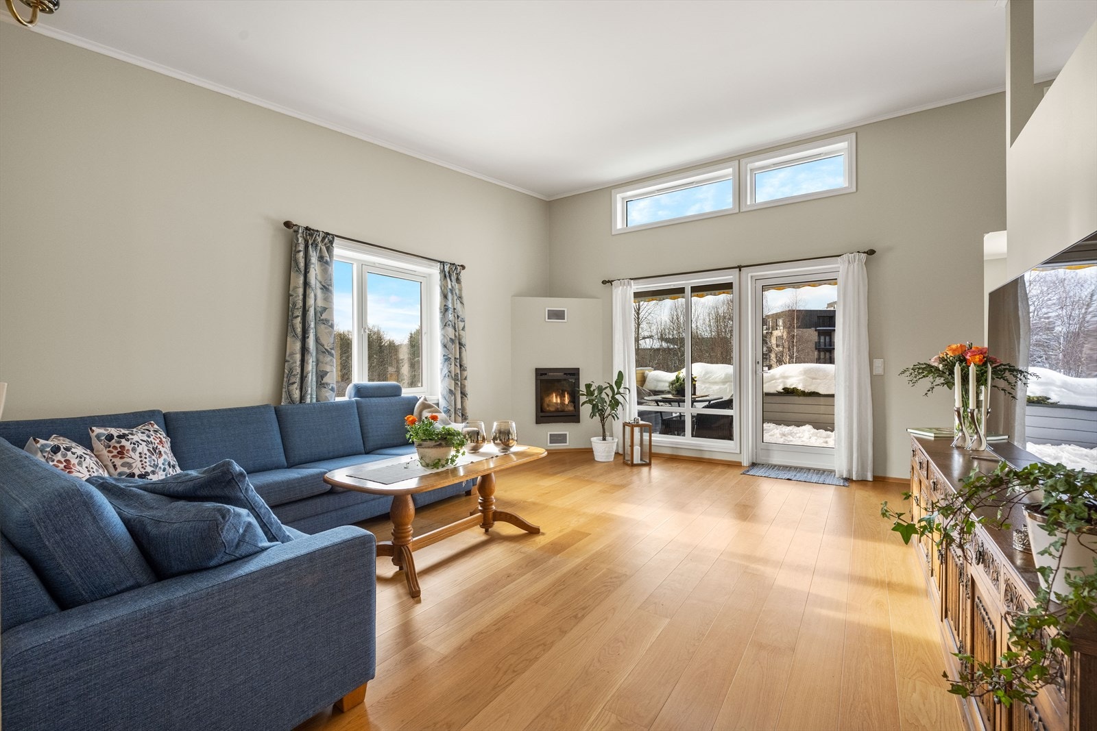 Fra stuen - med gasspeis Galleribilde