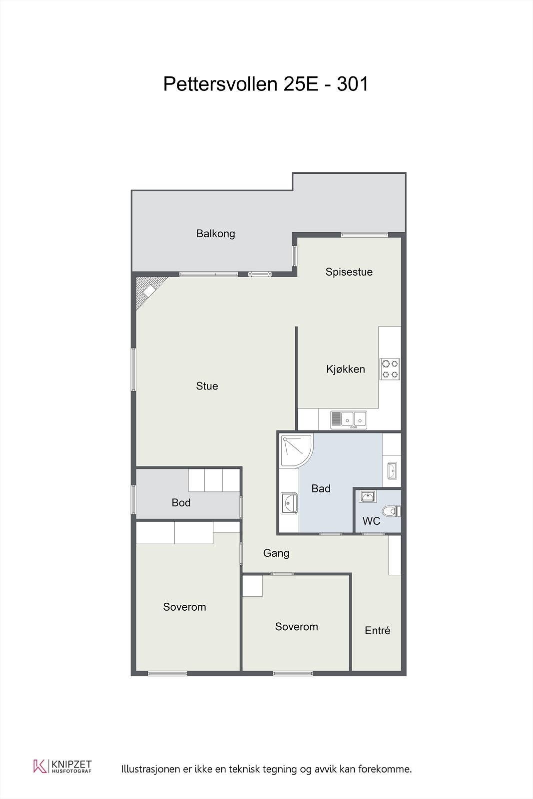 Plantegning Galleribilde