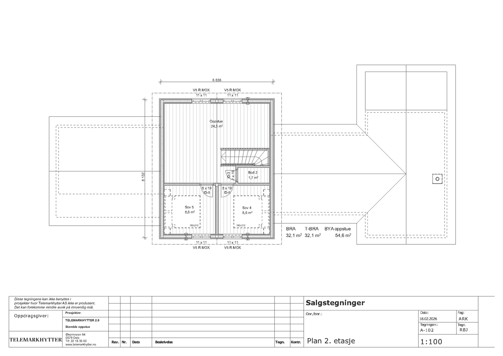 Plantegning oppstue Galleribilde