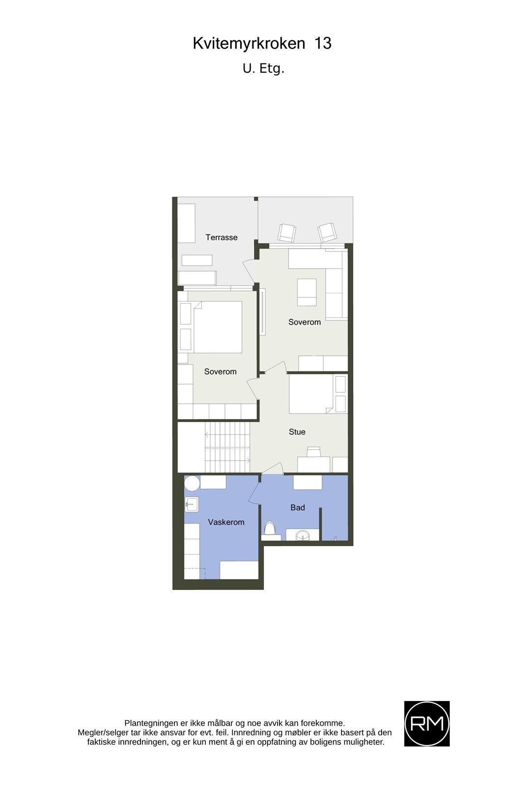 Plantegning u-etasje Galleribilde