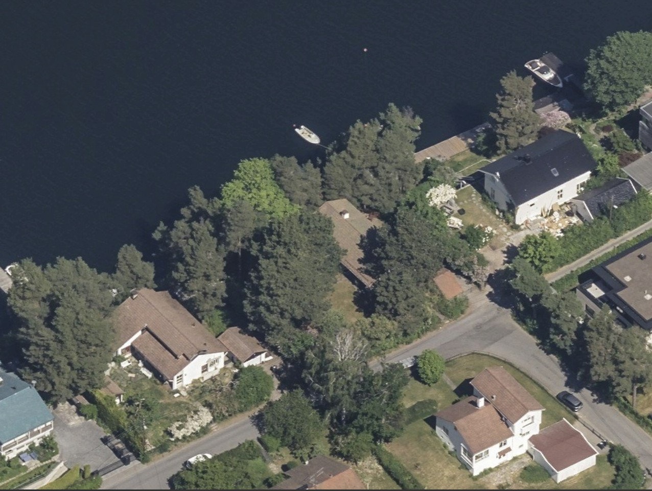 Fasade - fugleperspektiv Galleribilde