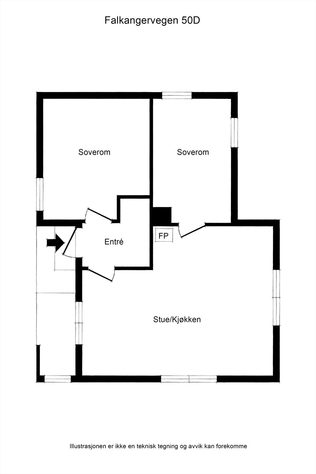 Plantegning. Galleribilde