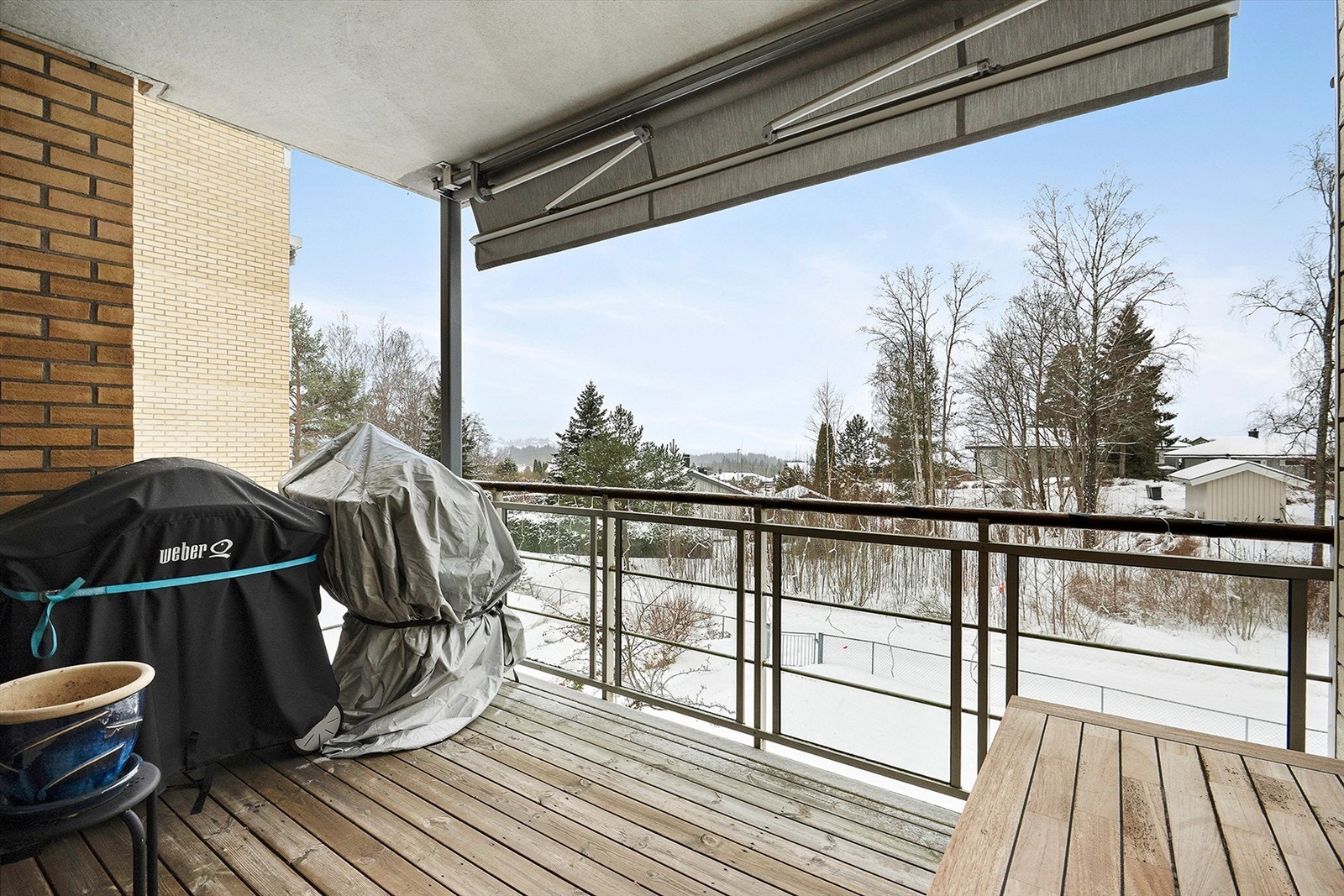 Balkong med overbygg Galleribilde