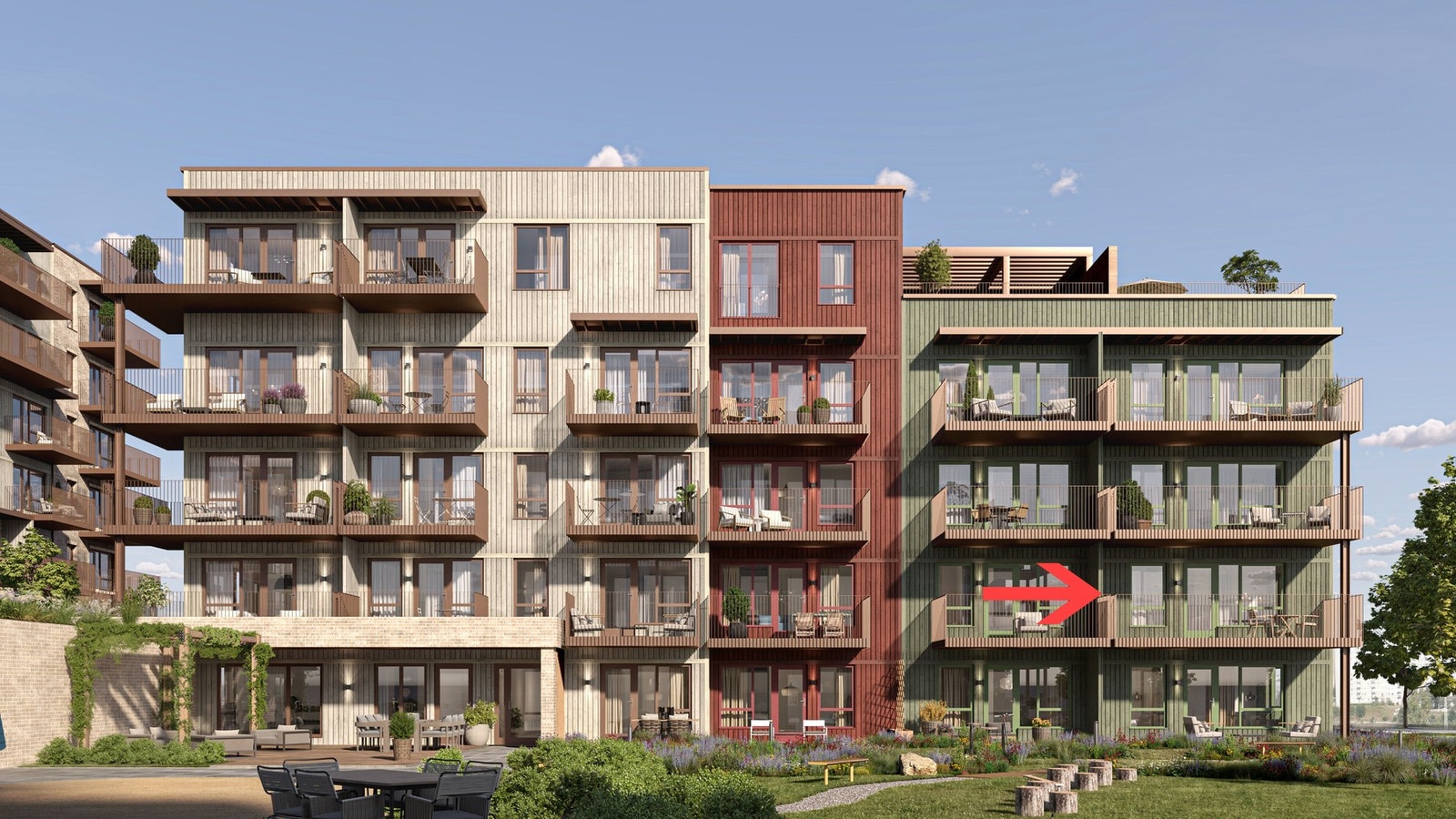 Leiligheten på 85 kvm ligger i 2.etasje og har hjørnebeliggenhet. Illustrasjonsbilde hvor endringer kan forekomme Galleribilde