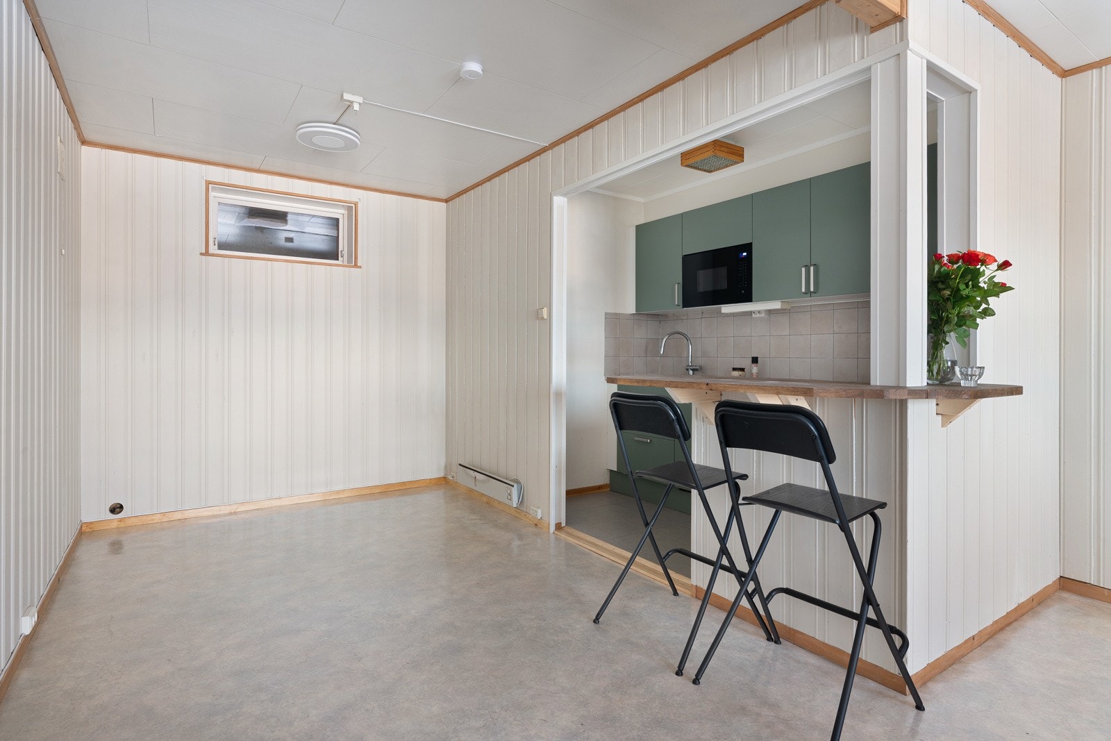 Kjøkken med barløsning.