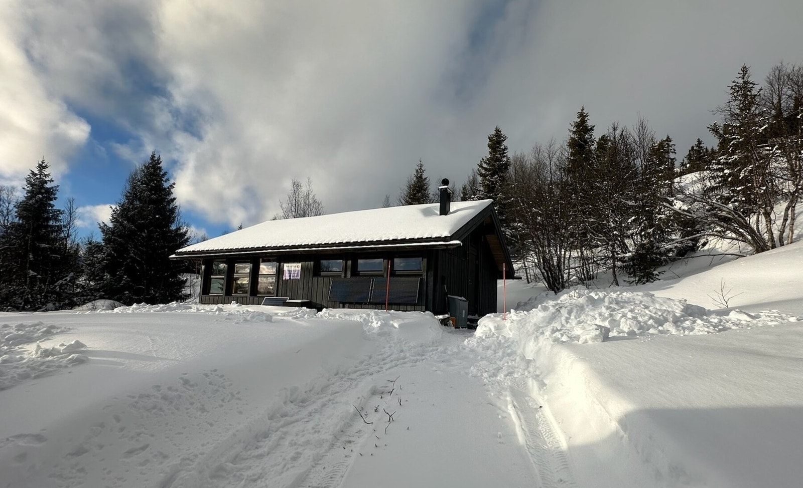 Her er det gode solforhold, åpent og fritt (selgers foto) Galleribilde