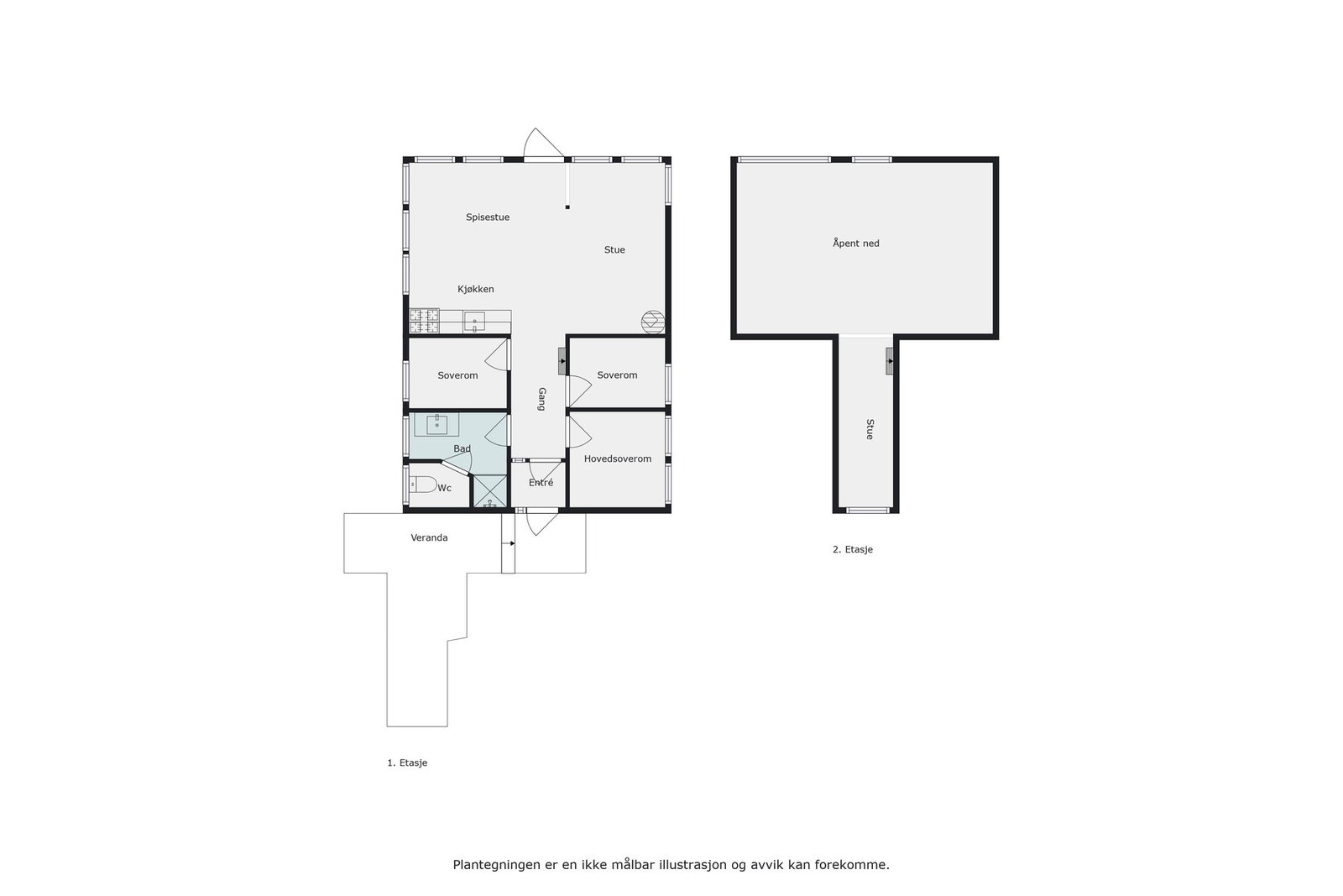 Plantegning Galleribilde