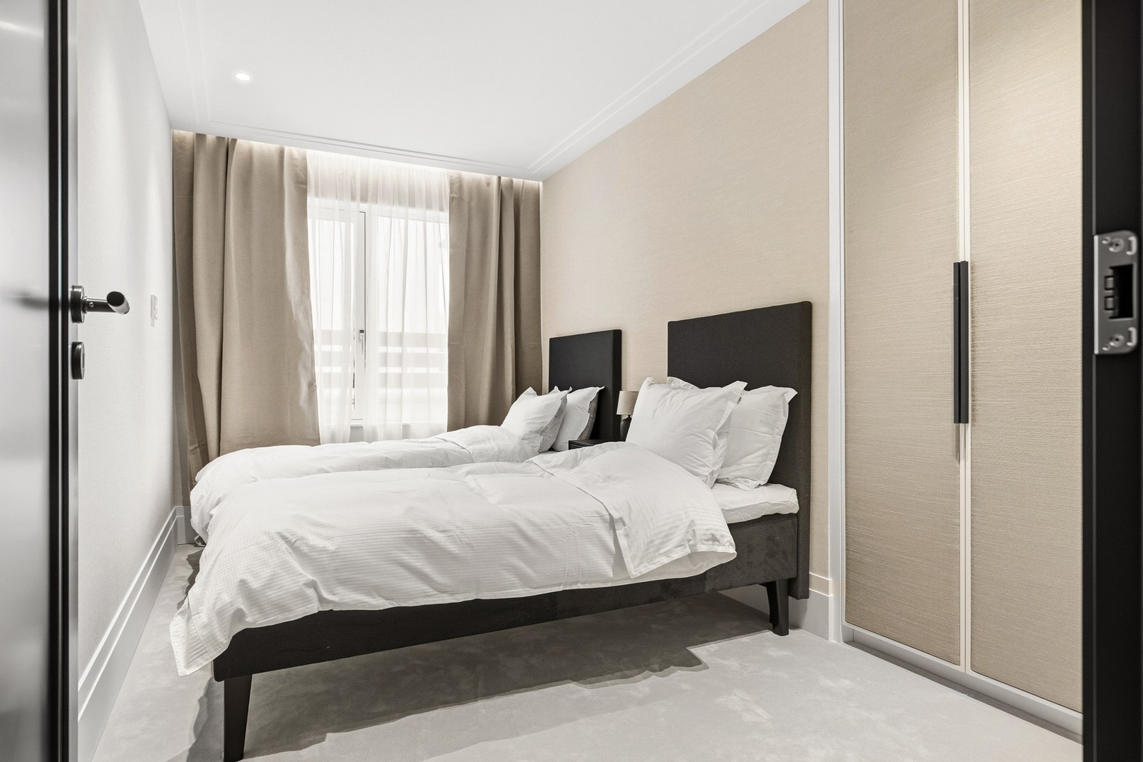 Leiligheten har tre soverom. Galleribilde