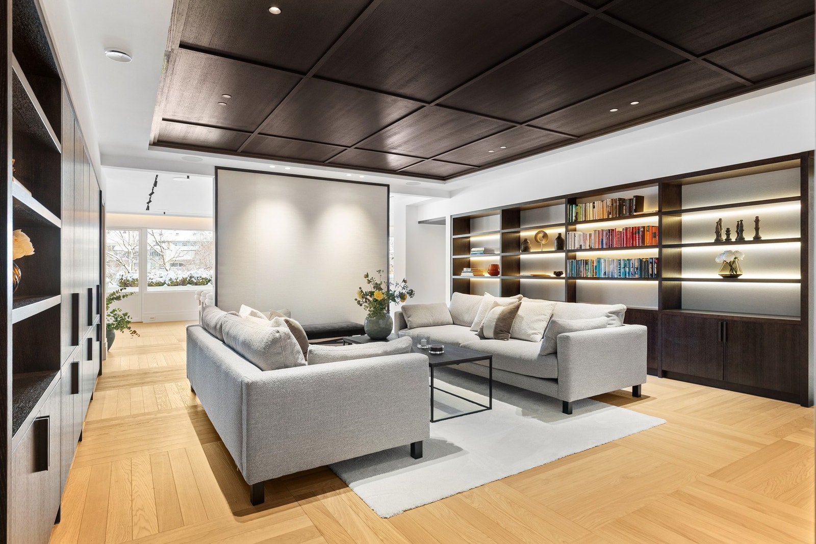 Stue/ bibliotek. Galleribilde