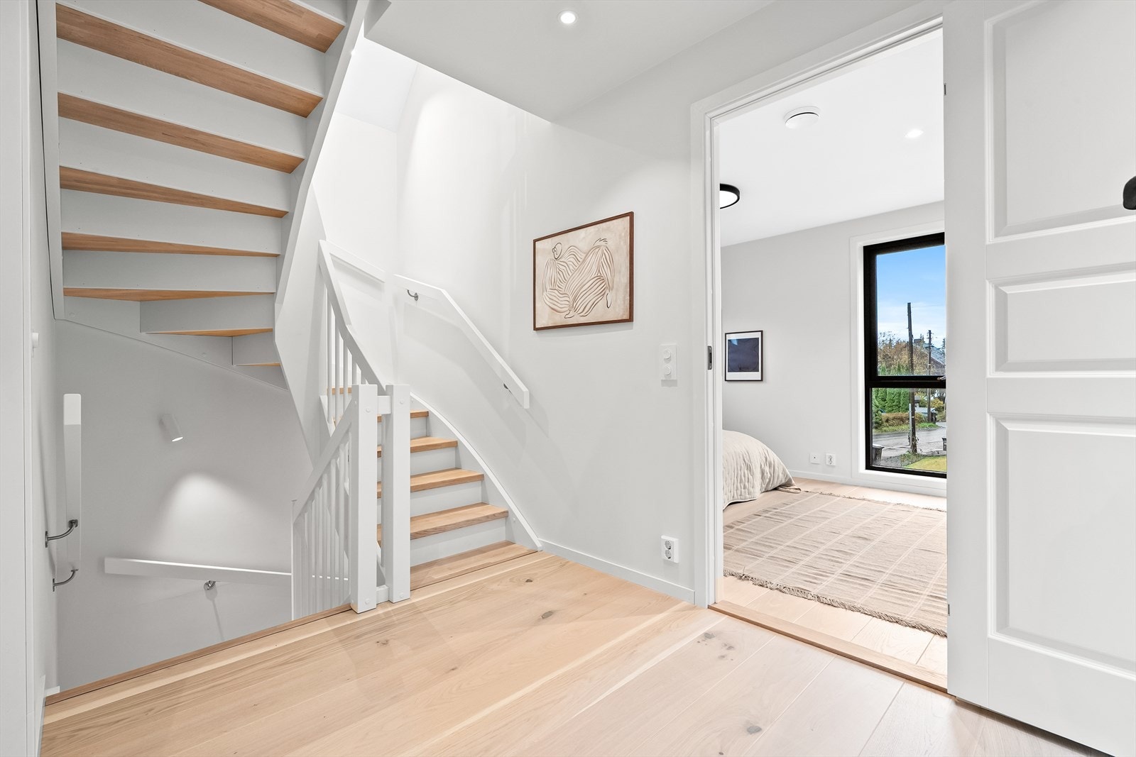 Trappegang mellom 2. og 3. etasje Galleribilde