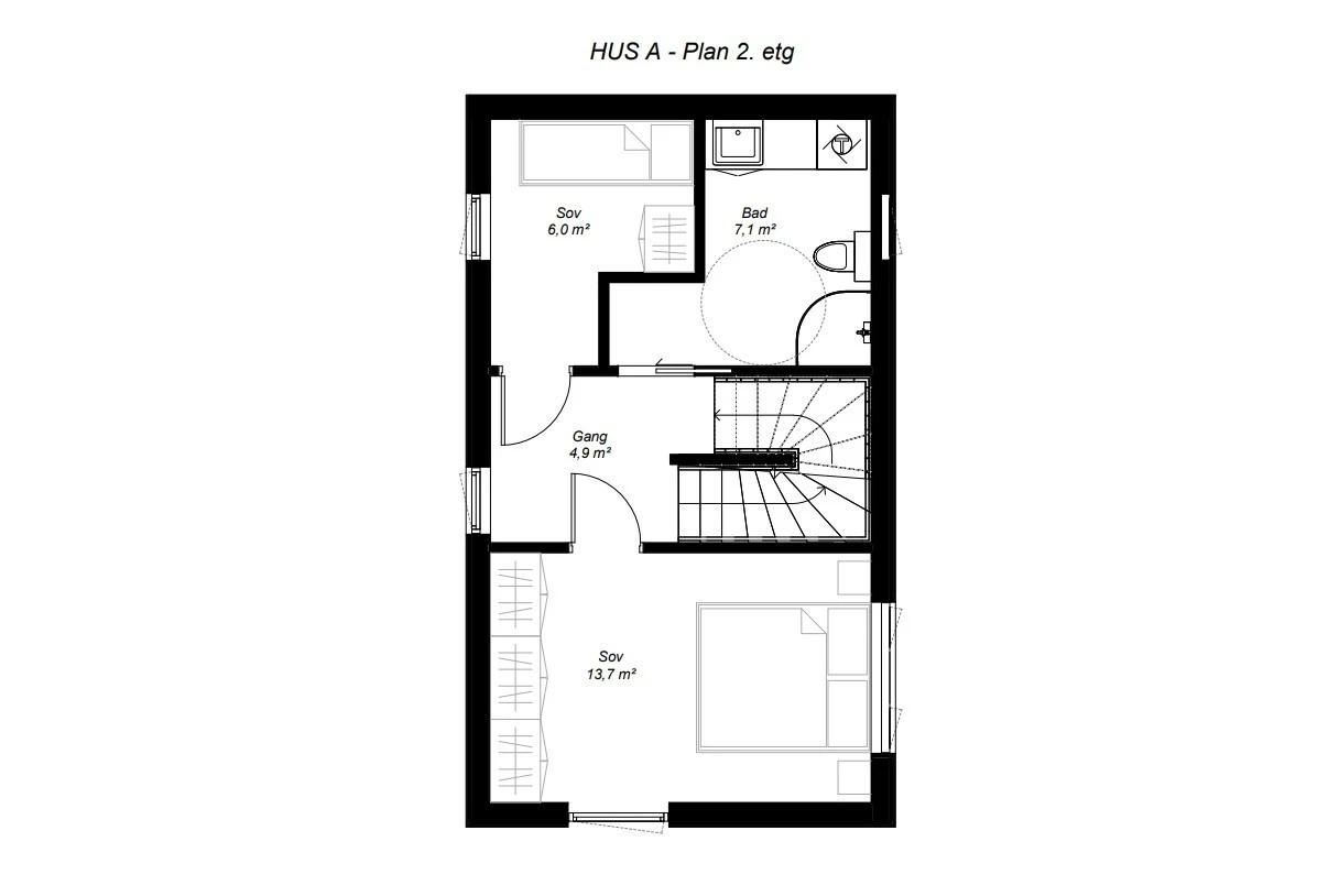 Plantegning 2.etasje Galleribilde