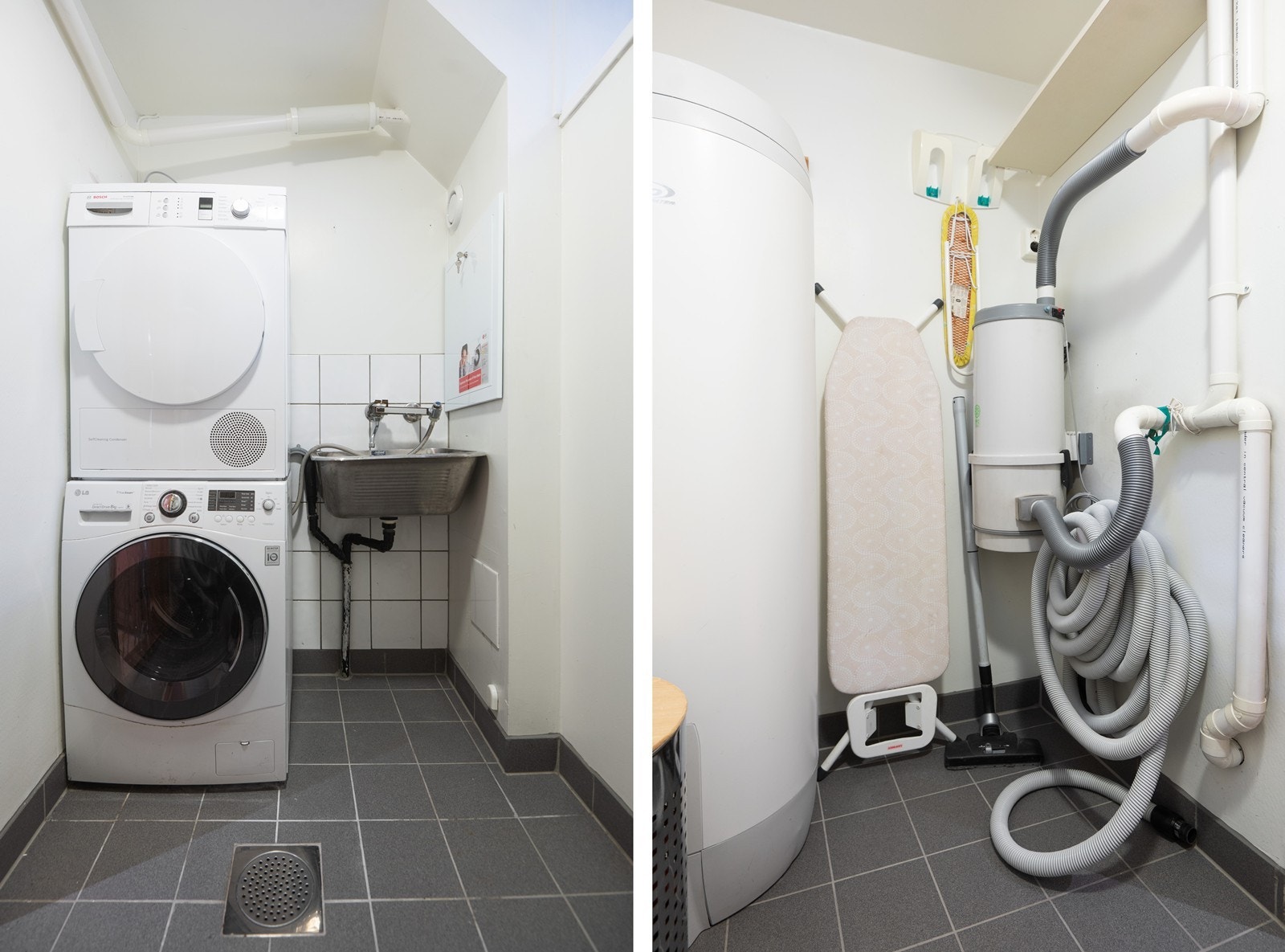 Vaskerom og sentralstøvsuger Galleribilde