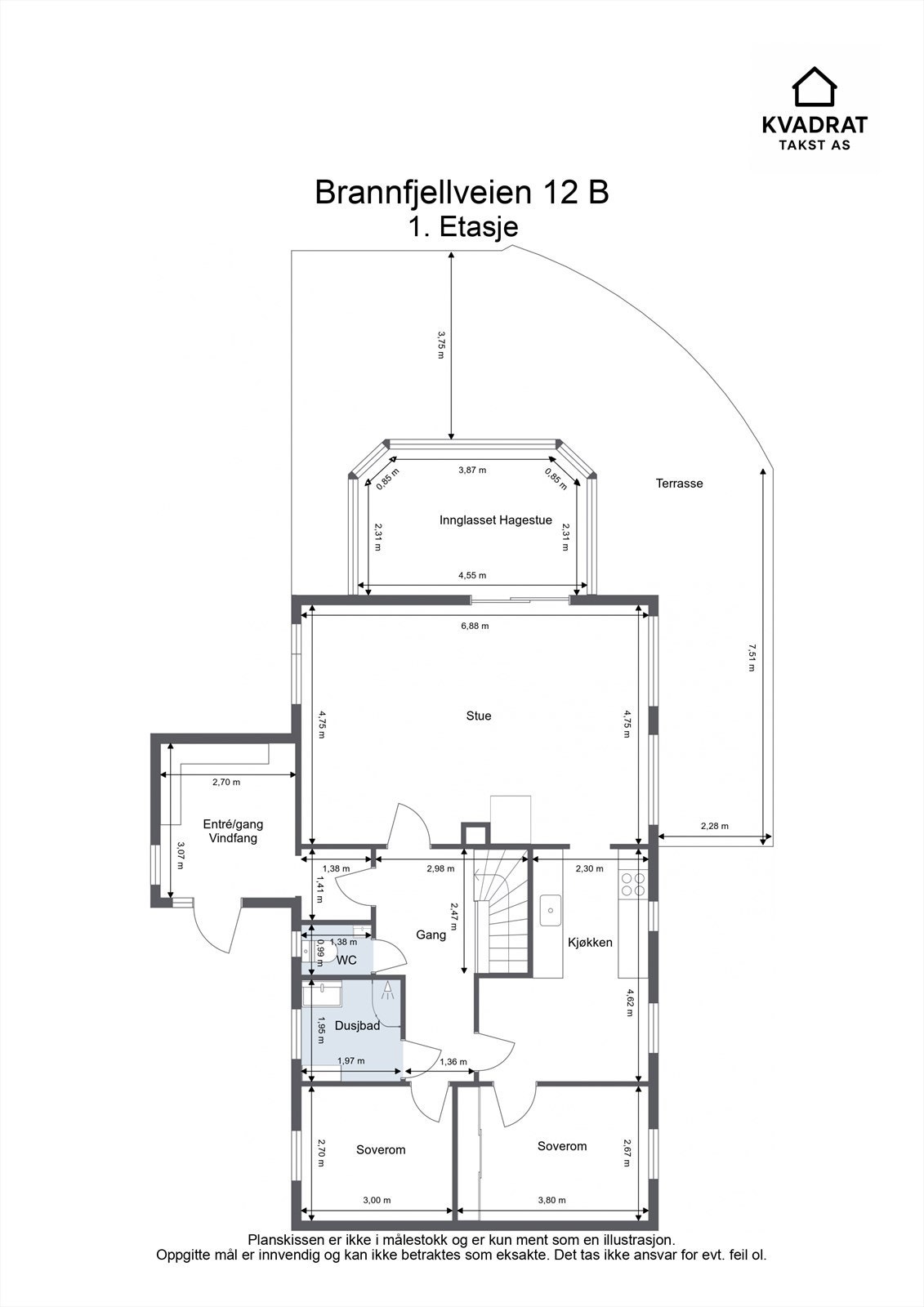 Plantegning - 1. etasje Galleribilde