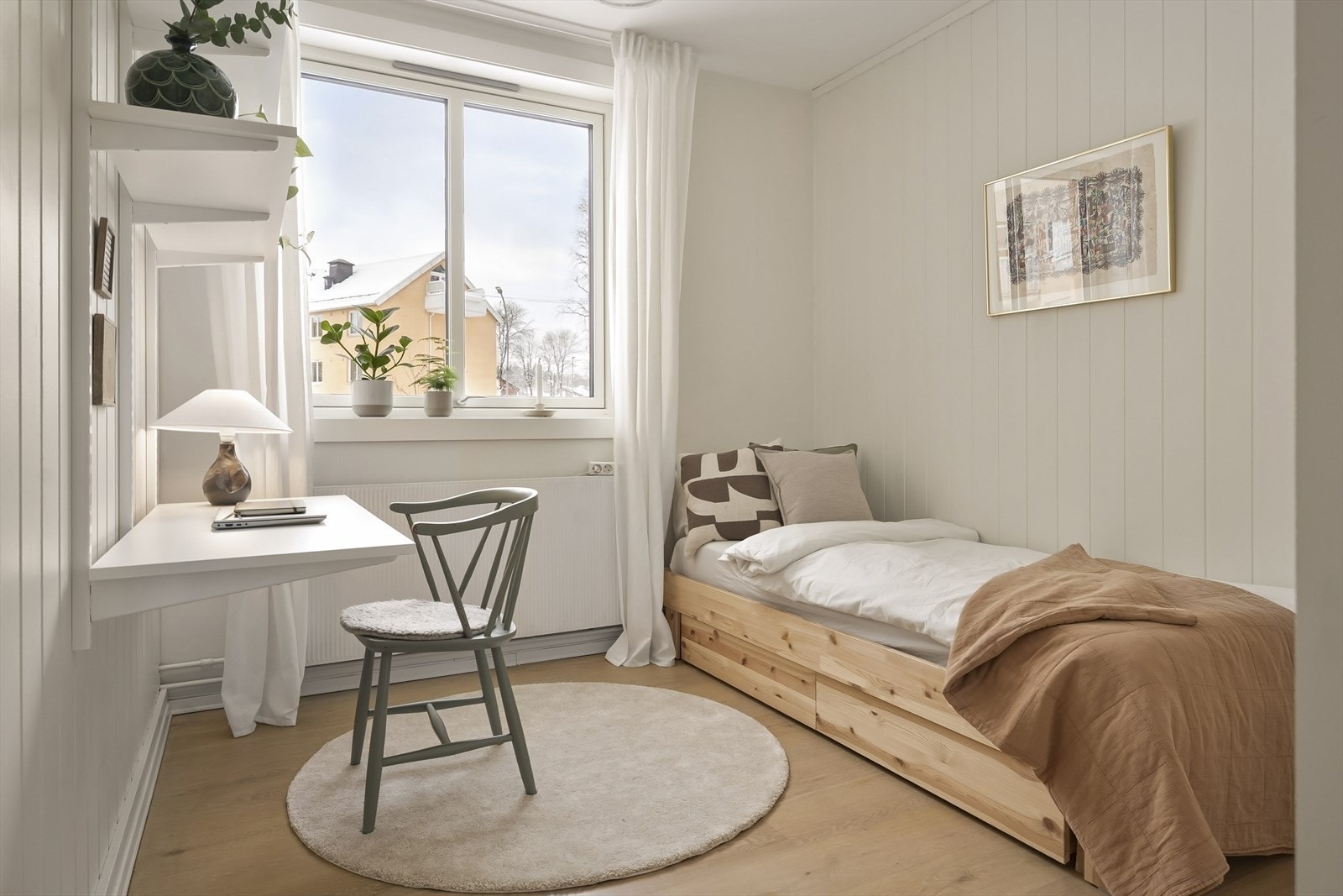 Leiligheten har to gode og lune soverom Galleribilde