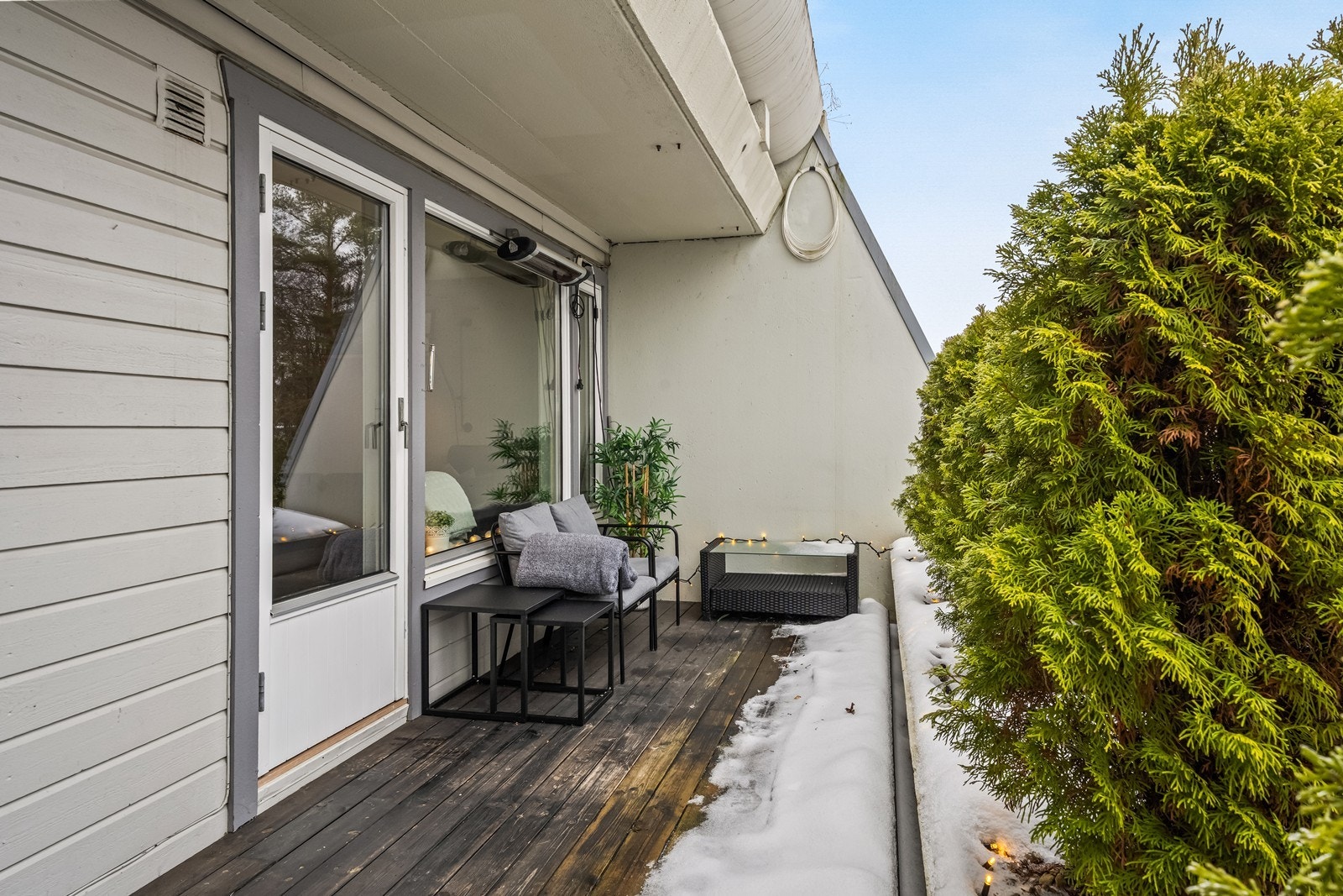 En fin forlengelse av stuen i sommerhalvåret Galleribilde