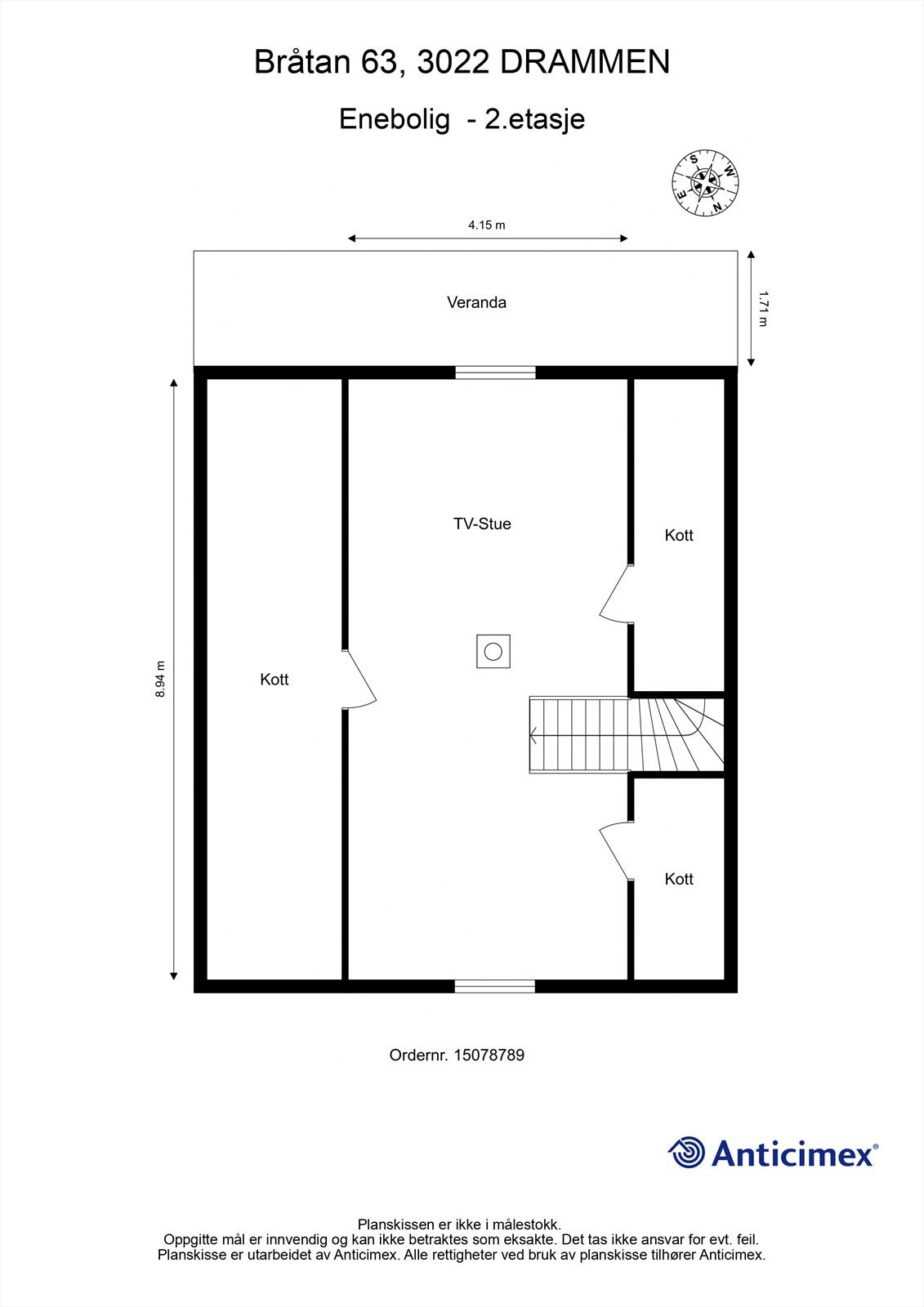 Plantegning - 2. etasje Galleribilde